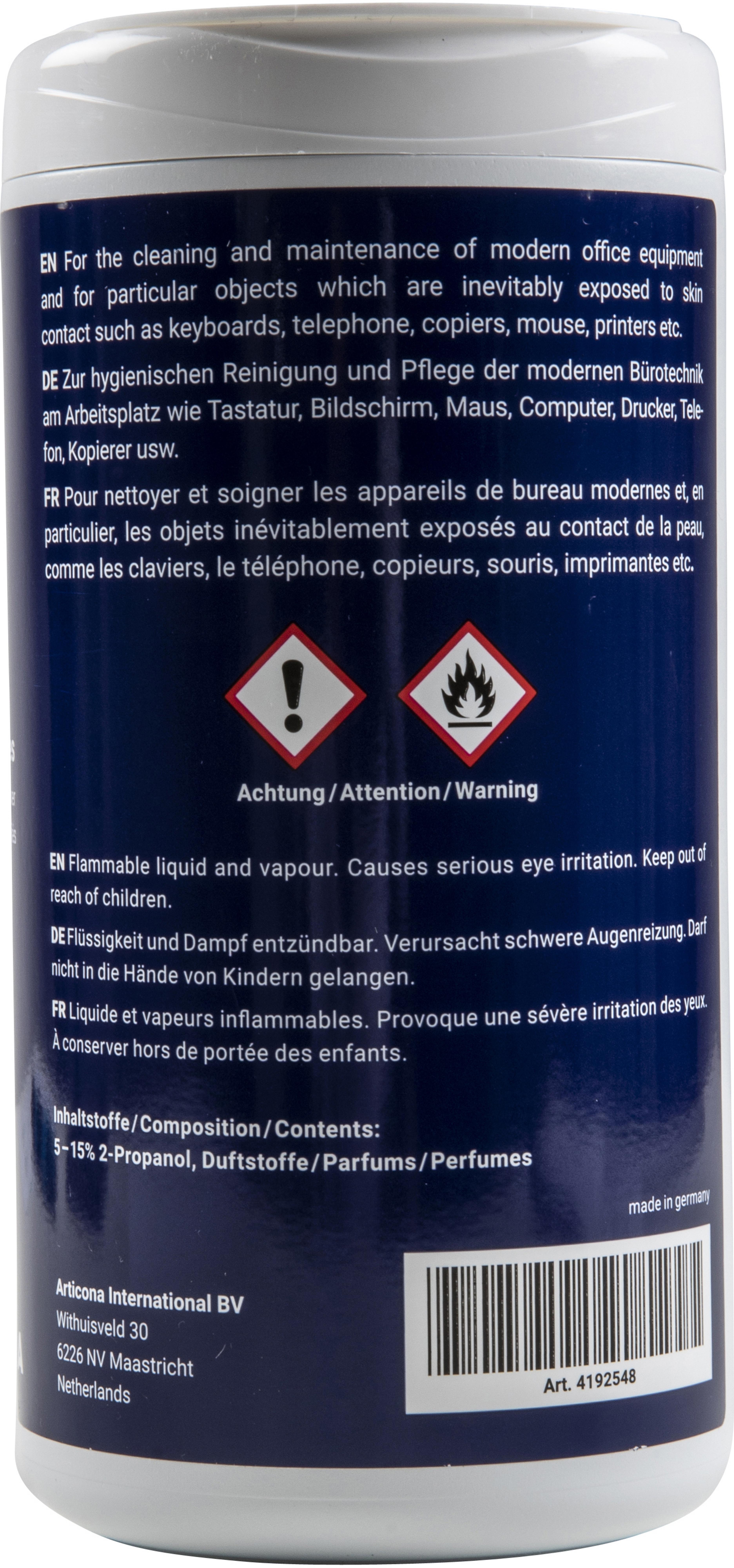 ARTICONA Reinigungstücher feucht 100 St.