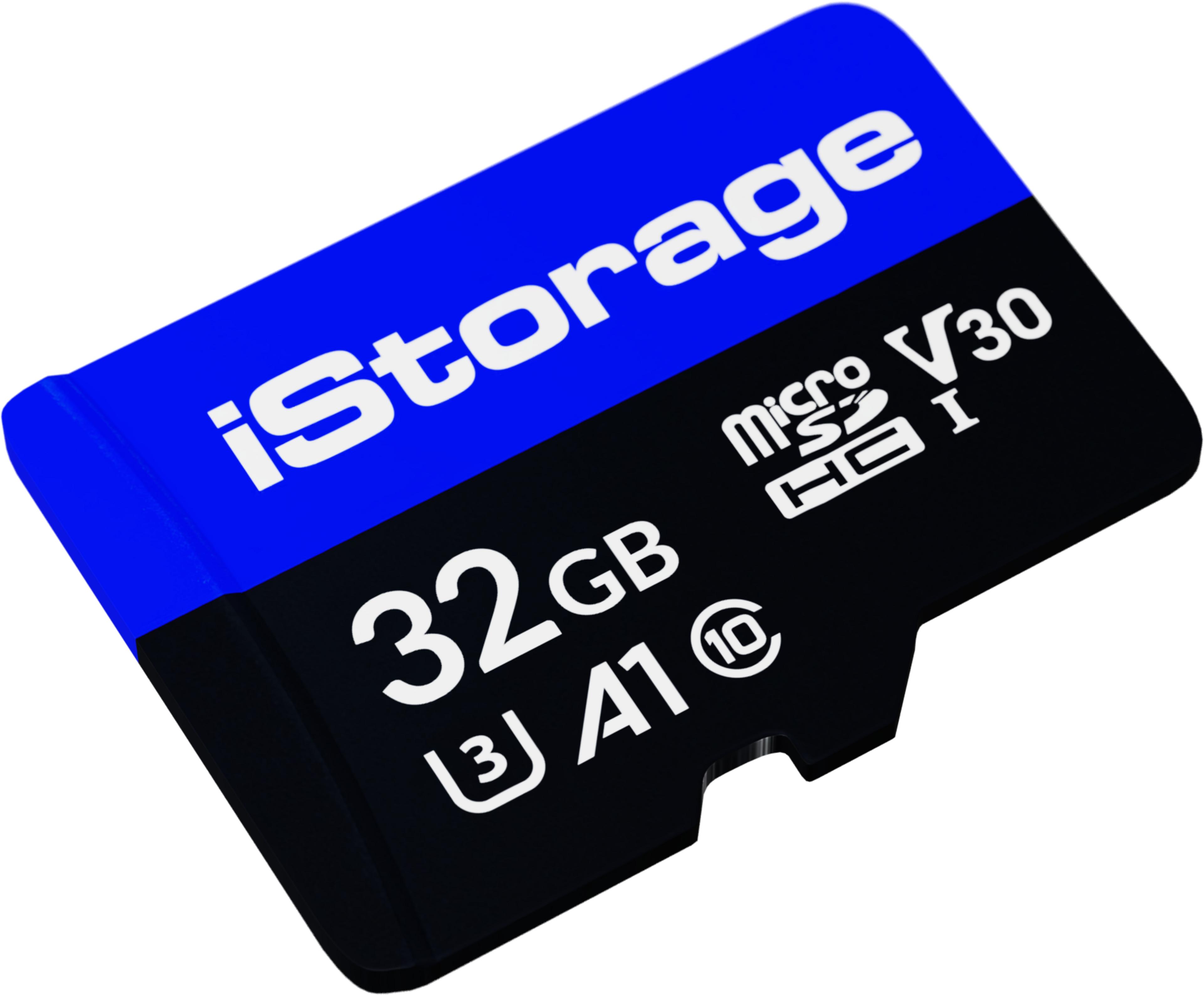 iStorage microSDHC Card 32GB Single Pack