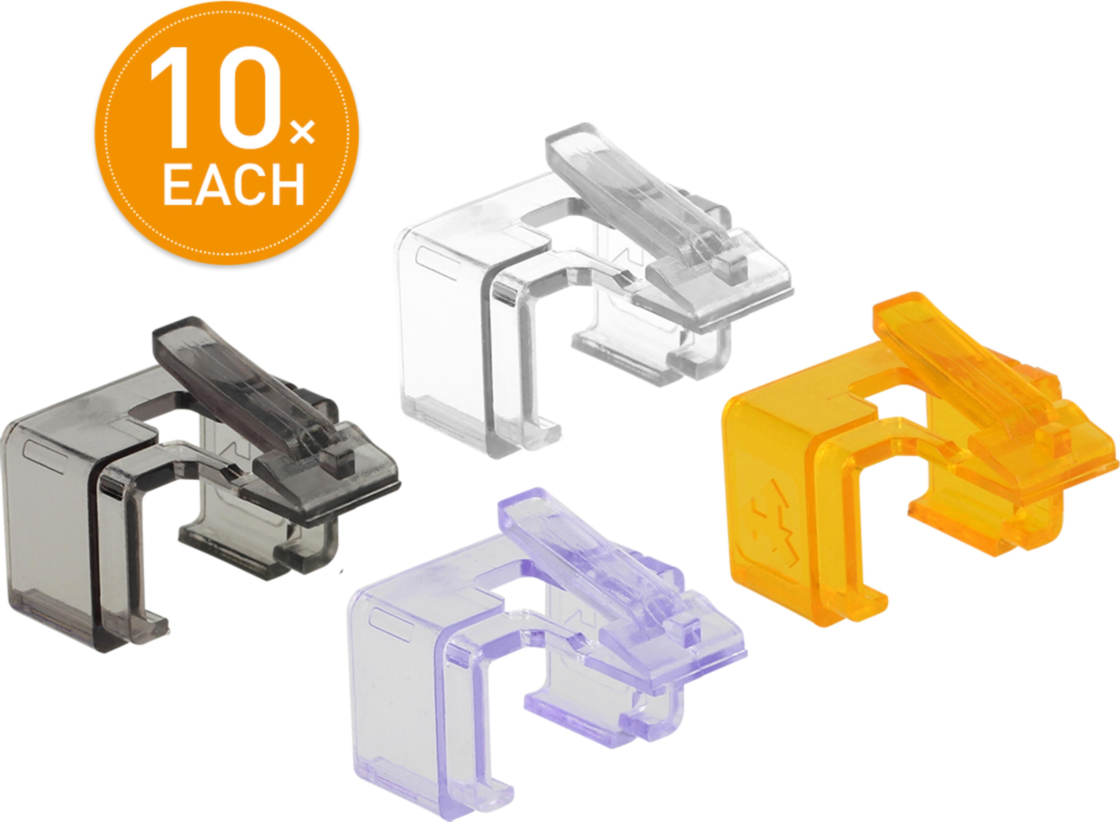 Connector Repair Clips 40x Asstd Colours