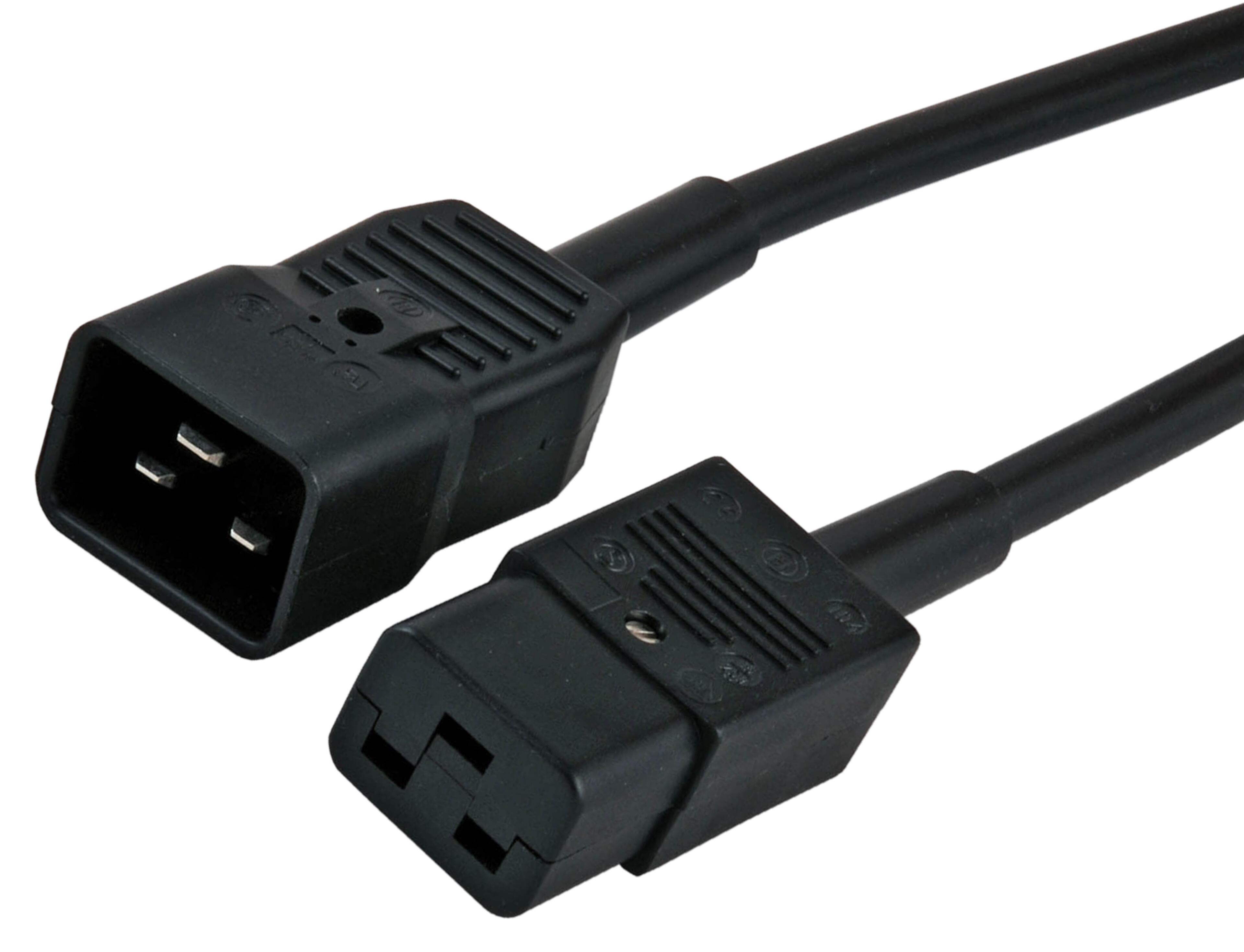 Power Cable C20 - C19 2.5m Black