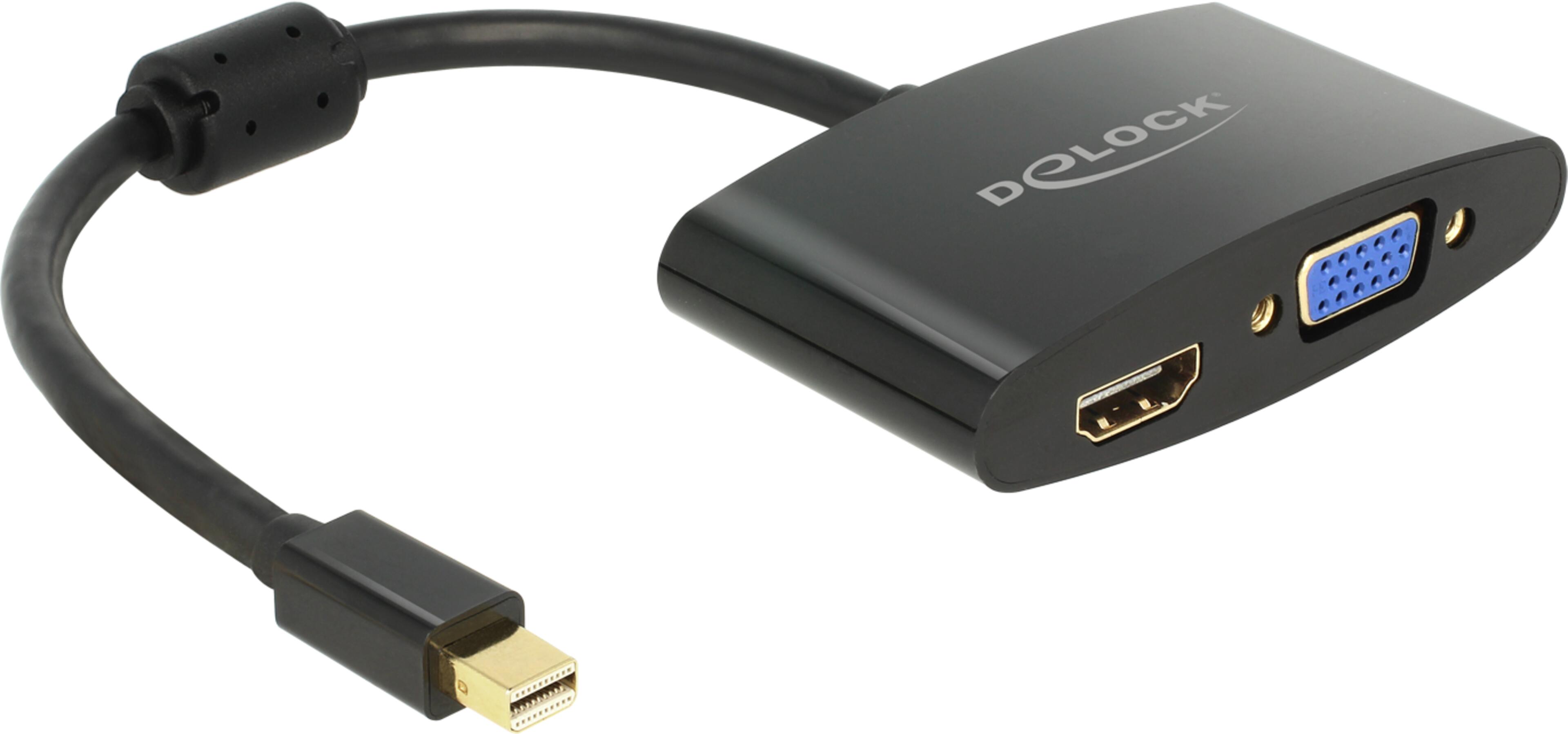 Delock Mini DP - HDMI/VGA Adapter