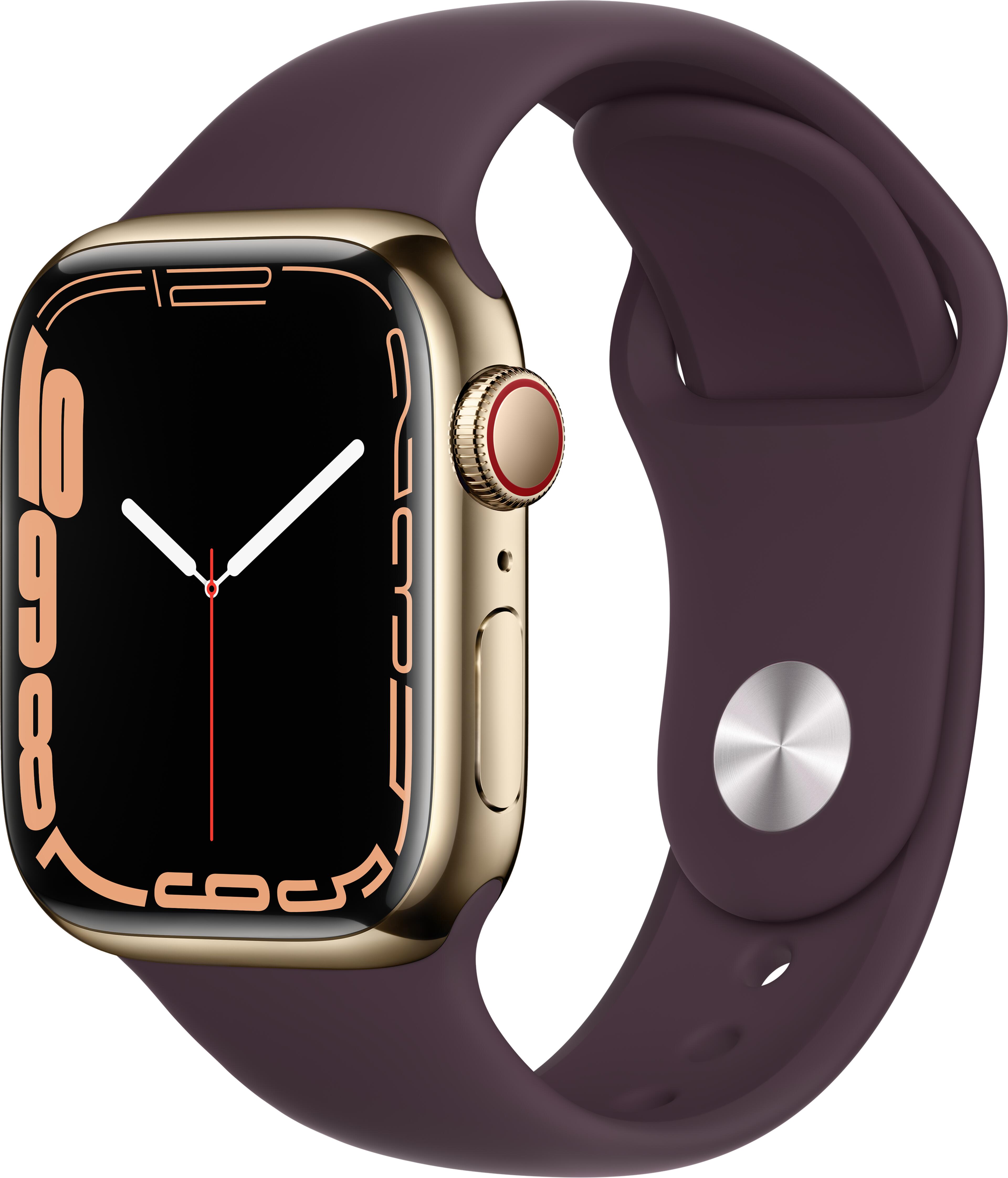 Apple Watch S7 GPS+LTE 41mm Steel Gold