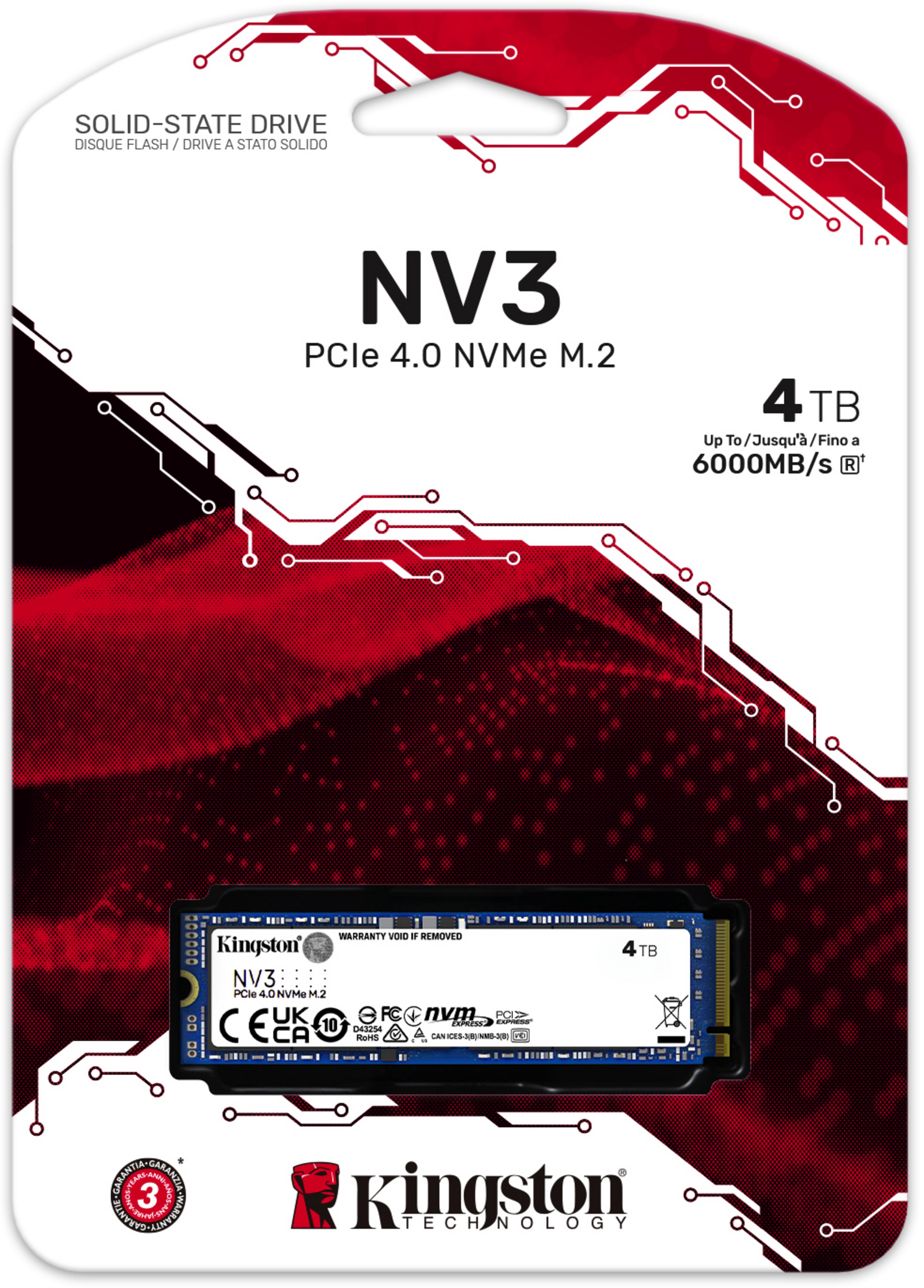 Kingston NV3 4 TB SSD