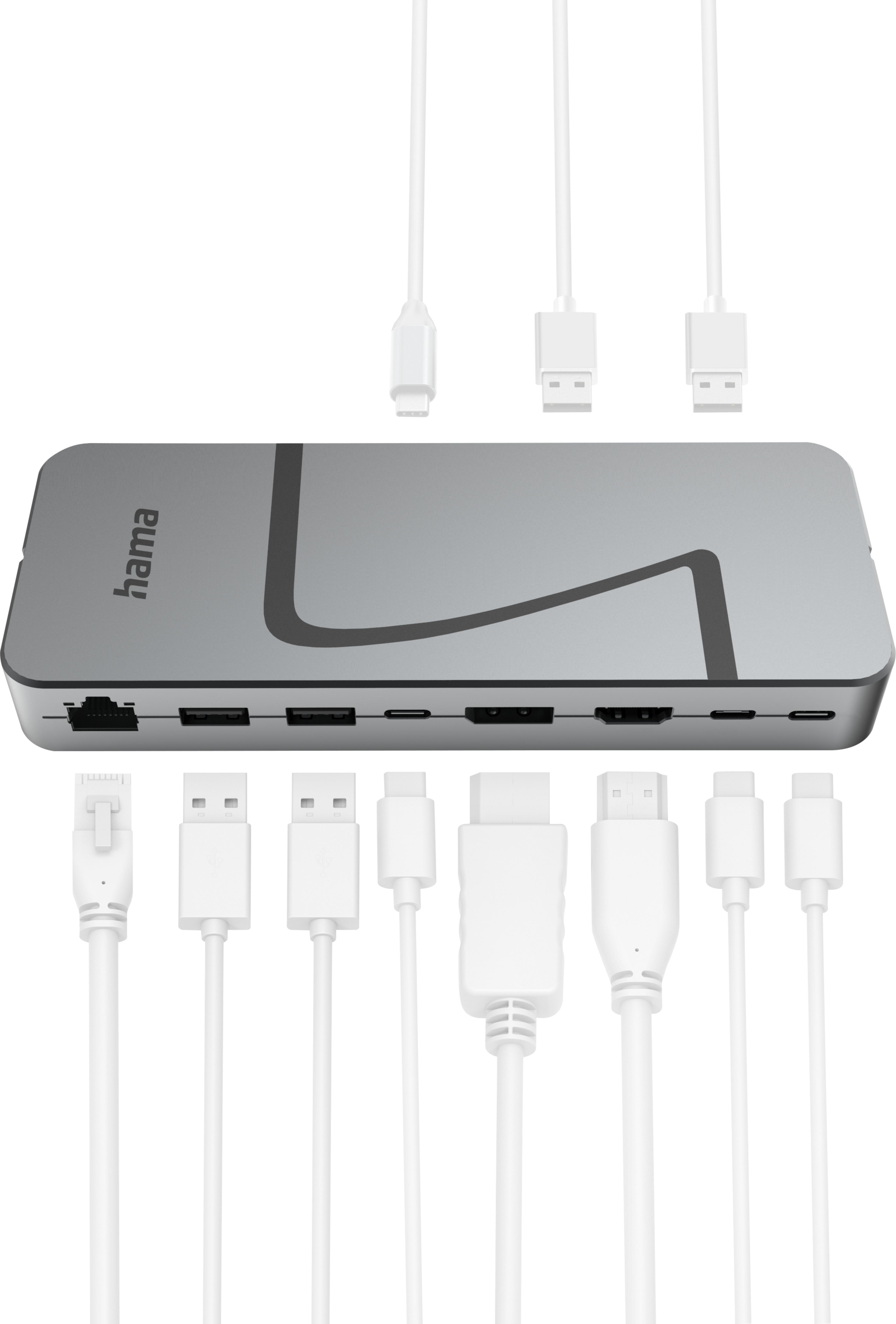 Docking USB-C - HDMI+DP+USB-C Hama