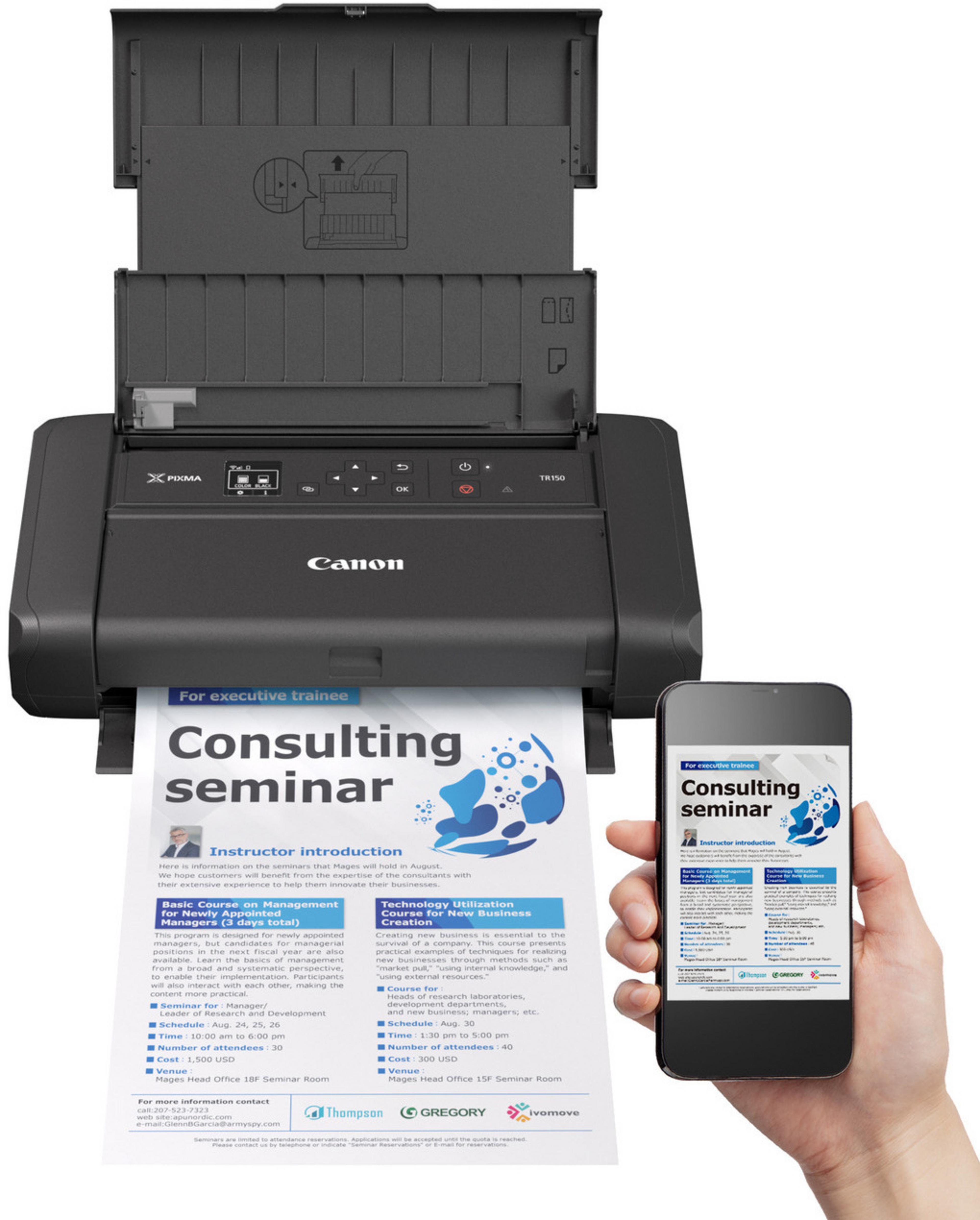 Canon PIXMA TR150 Drucker mit Akku