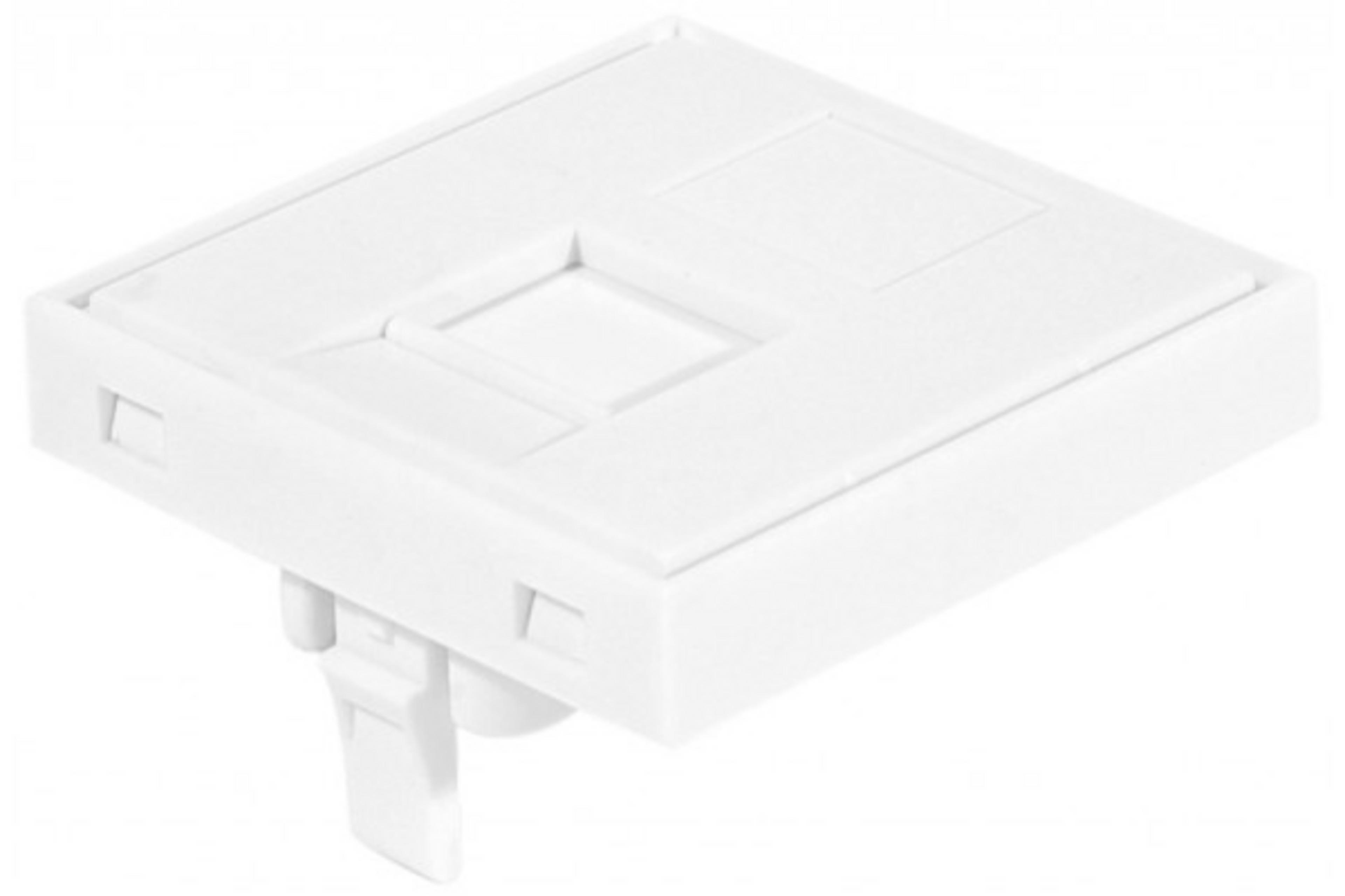 Plastron Dexlan 45x45 droit 1 port RJ45