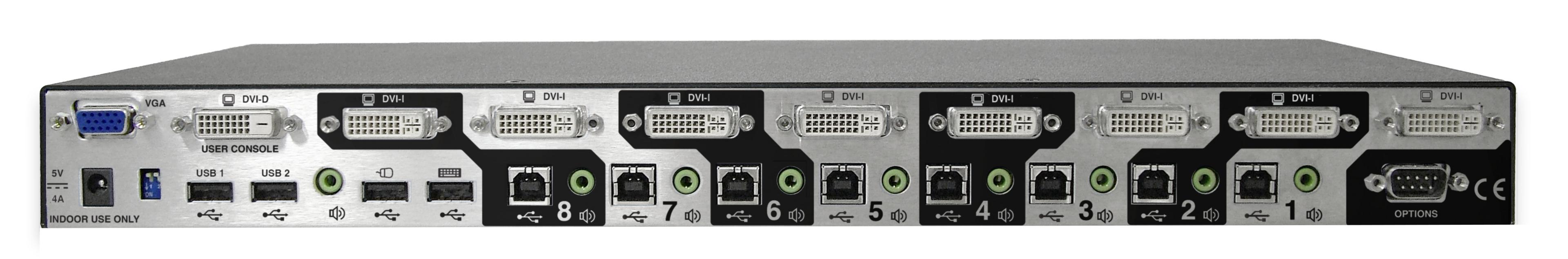 Adder ADDERView 8PRO DVI -KVM und USB2.0