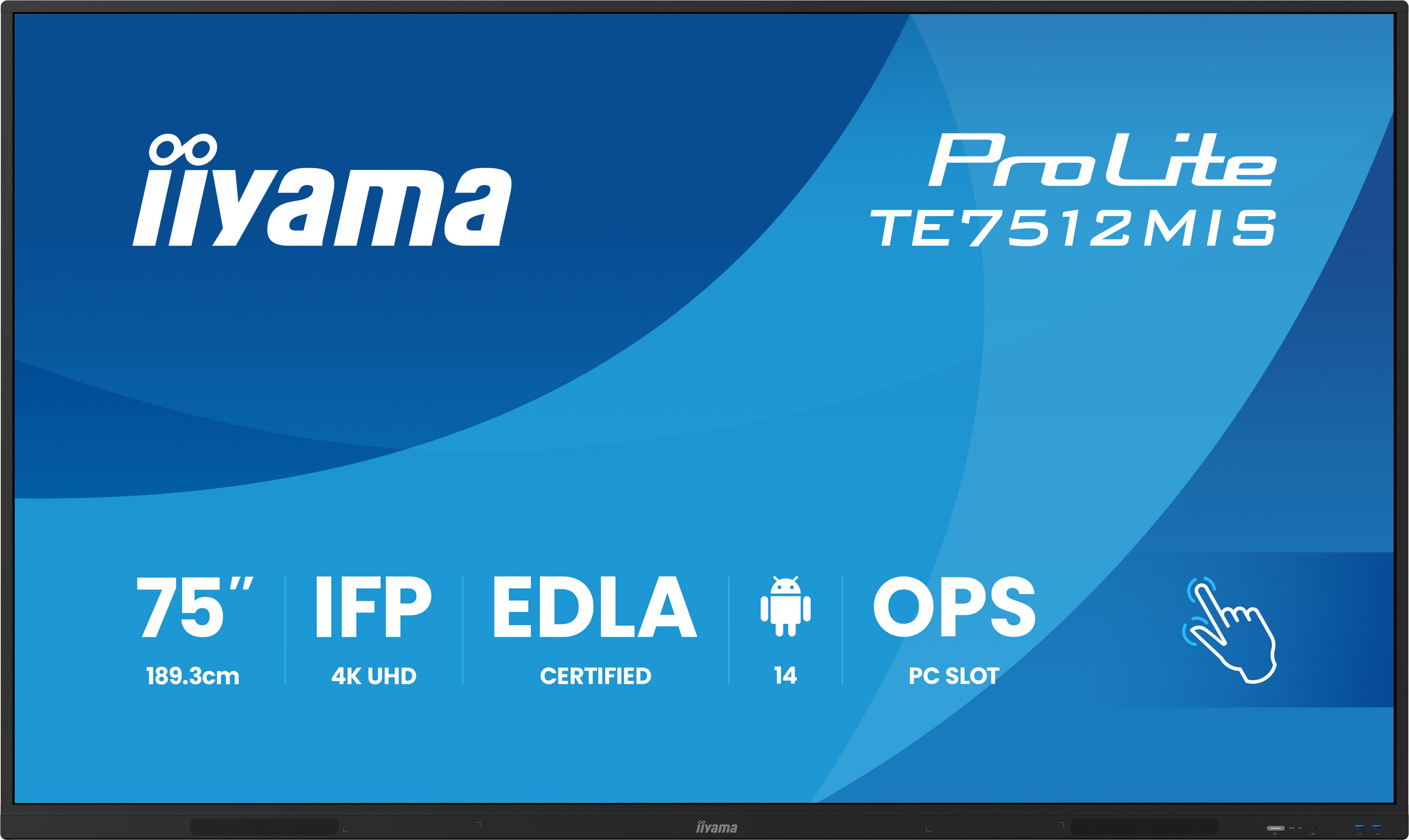iiyama PL TE7512MIS-B4AG Touch Display
