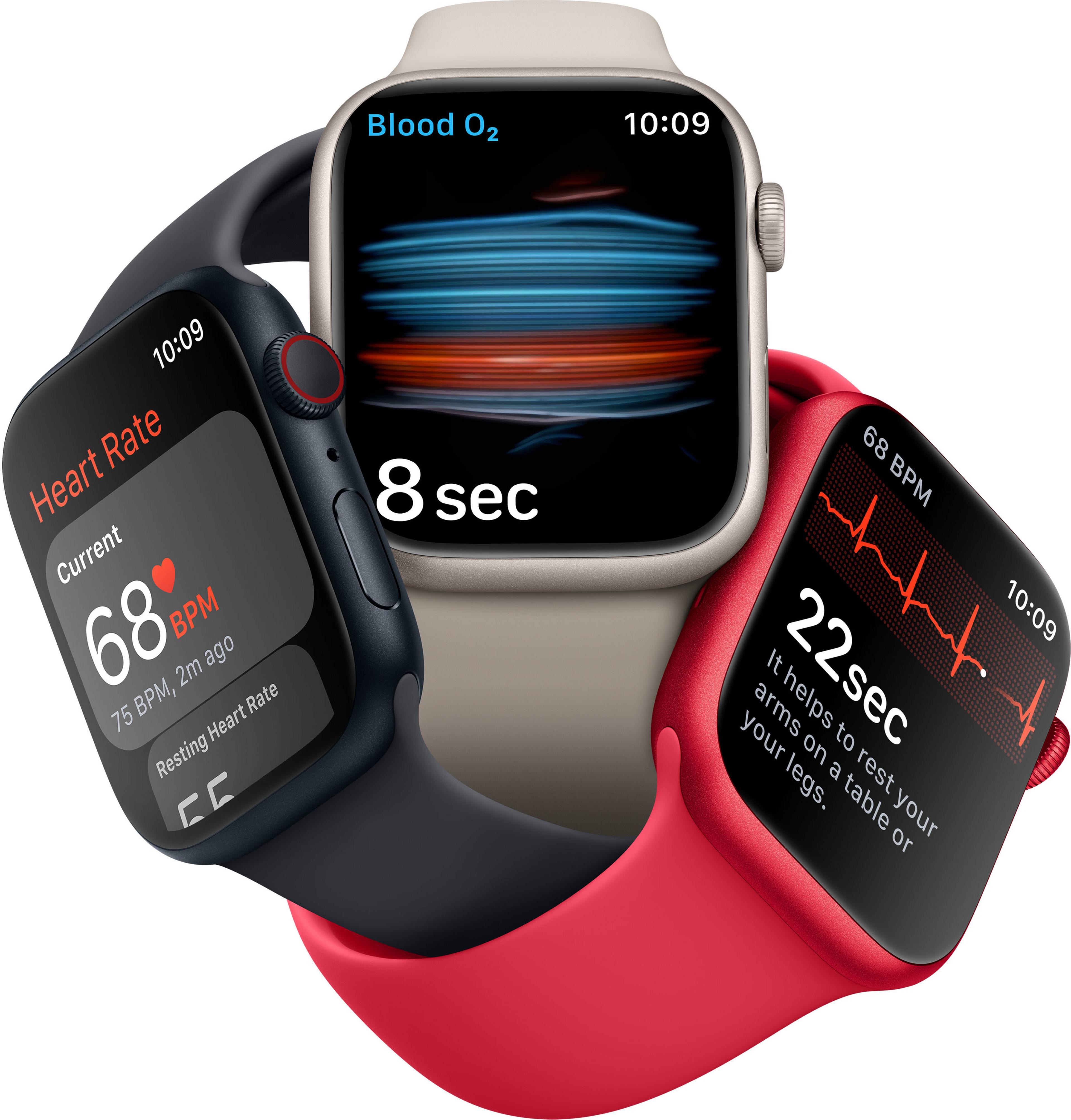 Apple Watch S8 GPS+LTE 45mm Alu RED