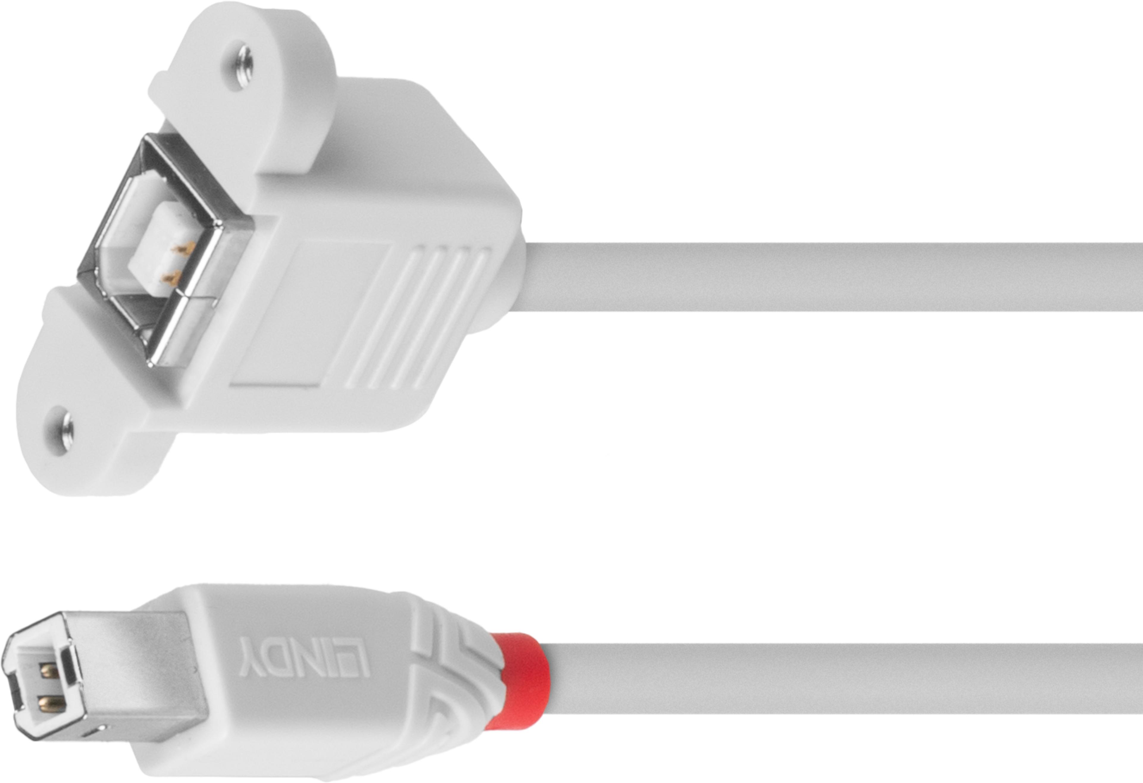 LINDY USB-B Extension Cable 1m