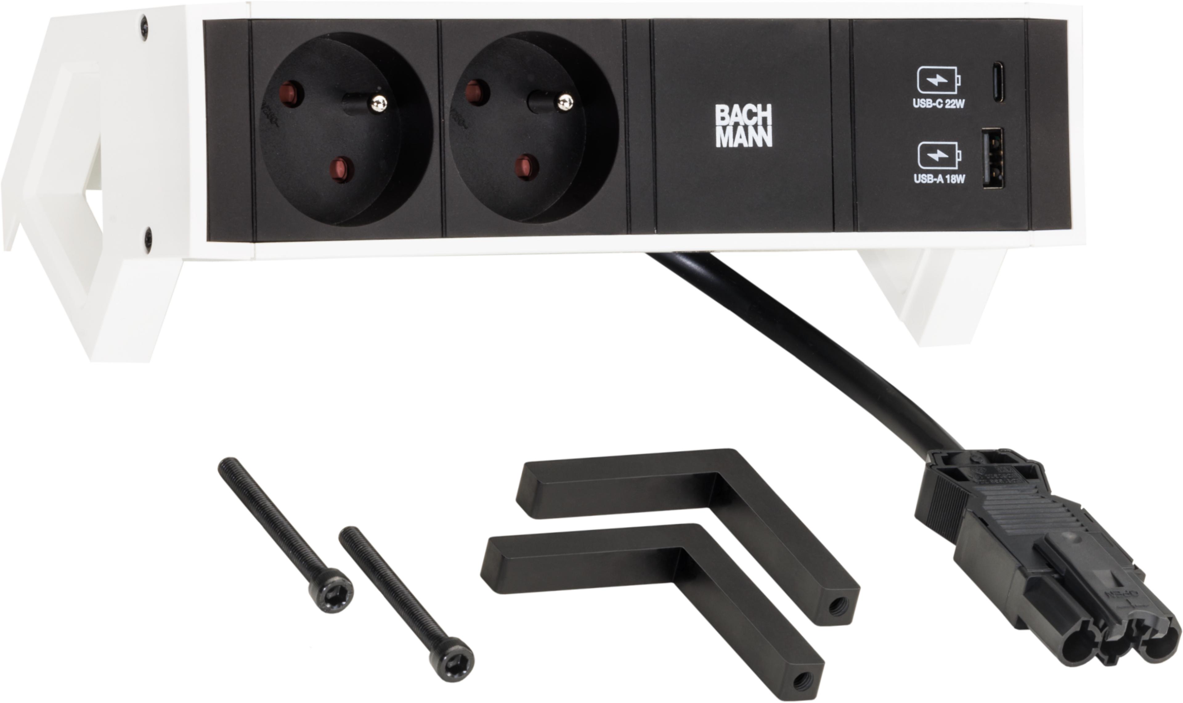 Power Strip 2-way + USB
