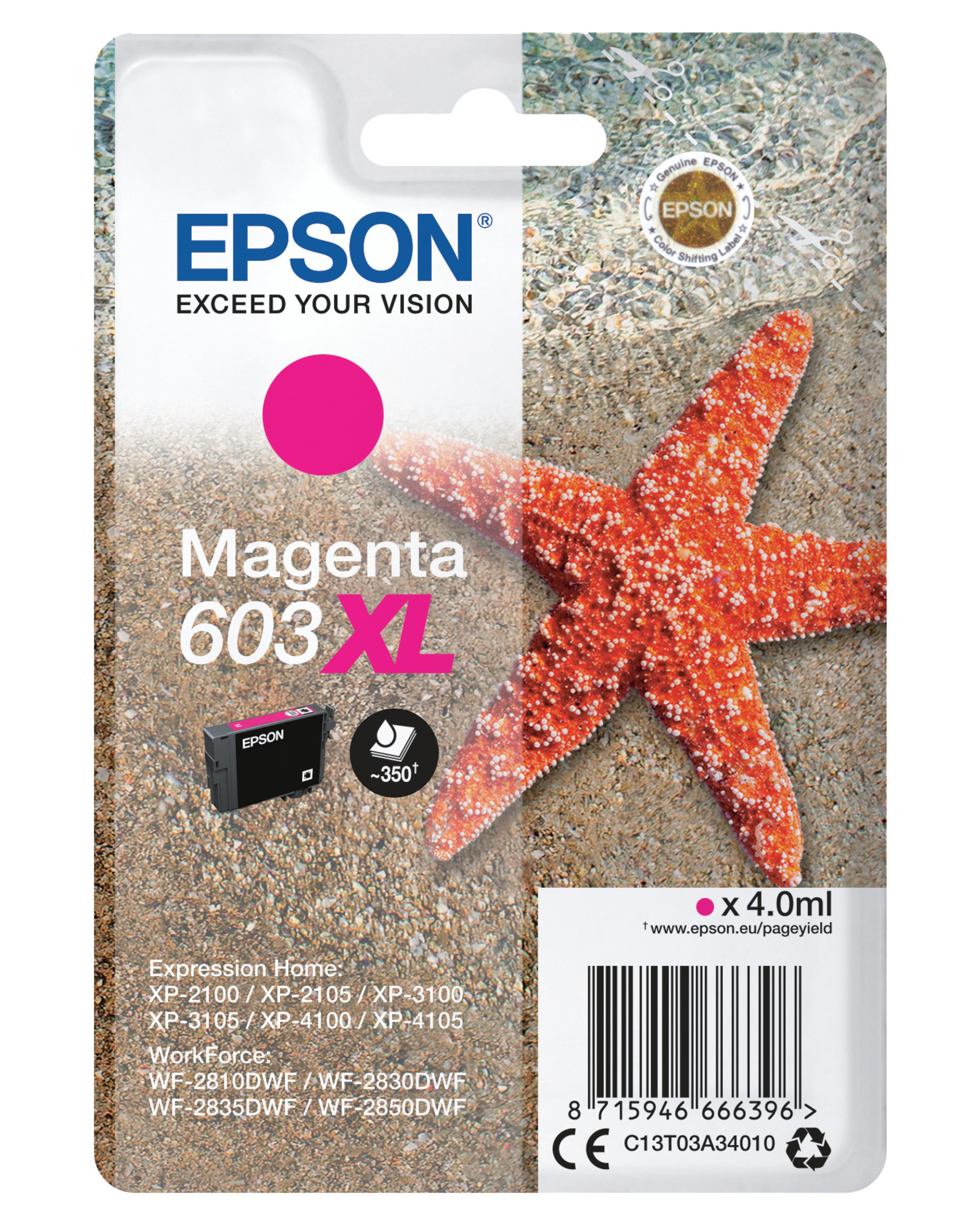 Encre Epson 603 XL, magenta
