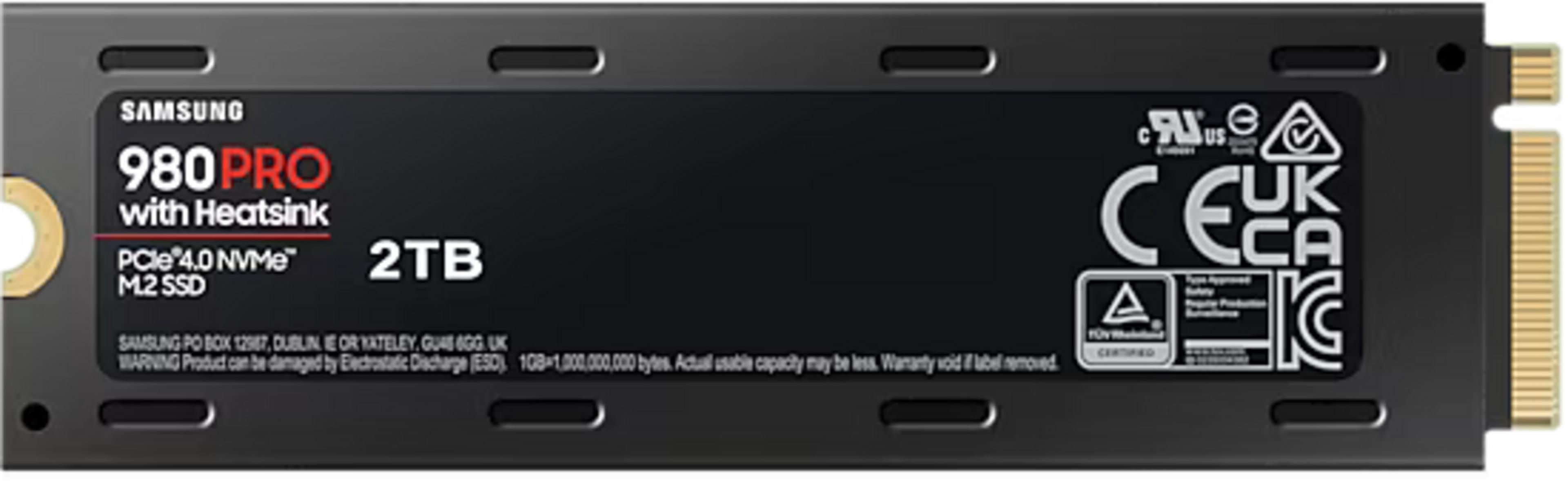 Samsung 980 Pro Heatsink 2TB SSD