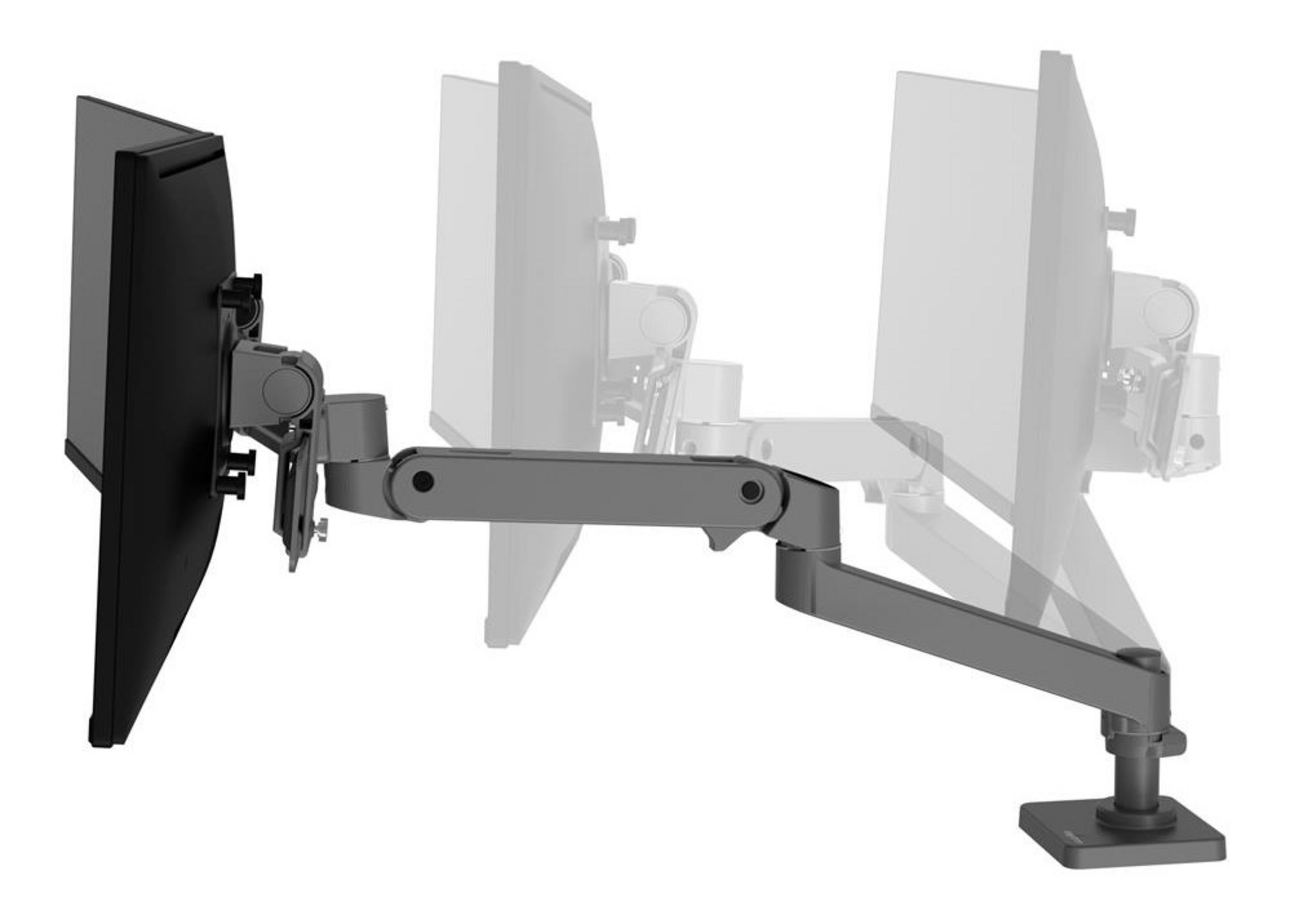 Ergotron LX Pro Direct Dual Desk Arm Gry