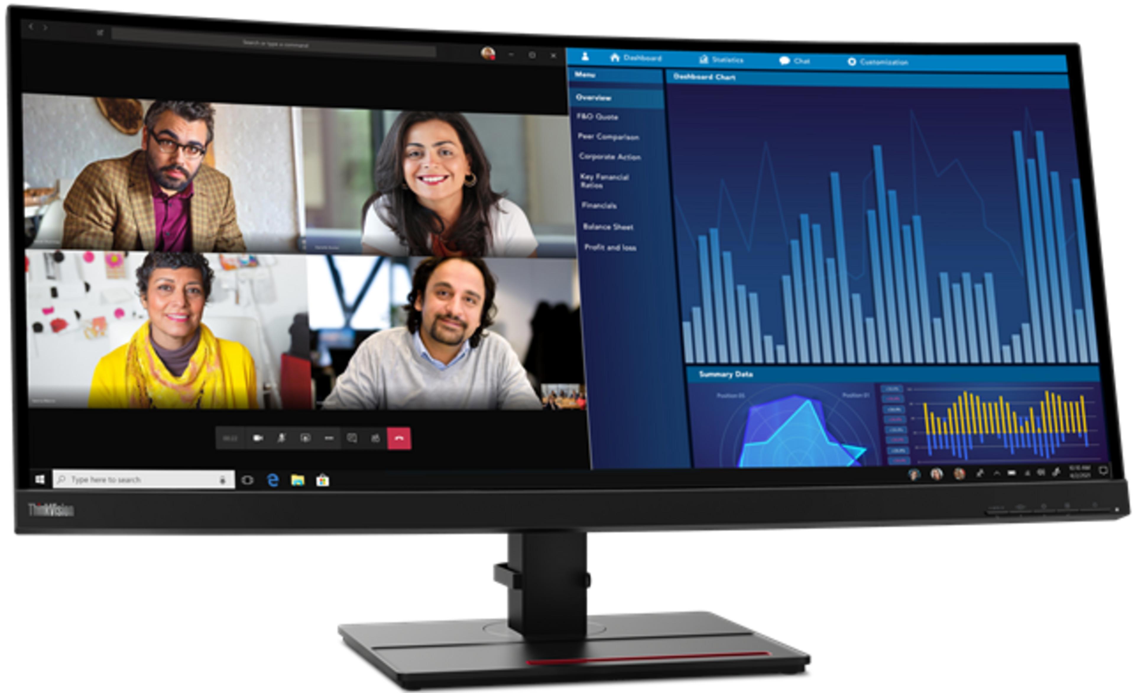 Lenovo ThinkVision P34w-20 Curved