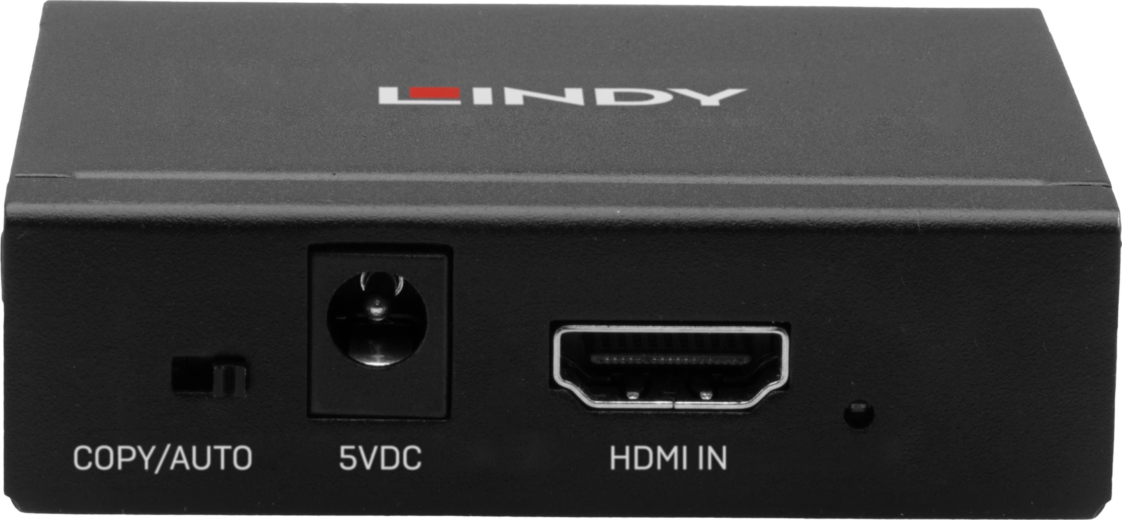 LINDY HDMI Splitter 1:2 4K