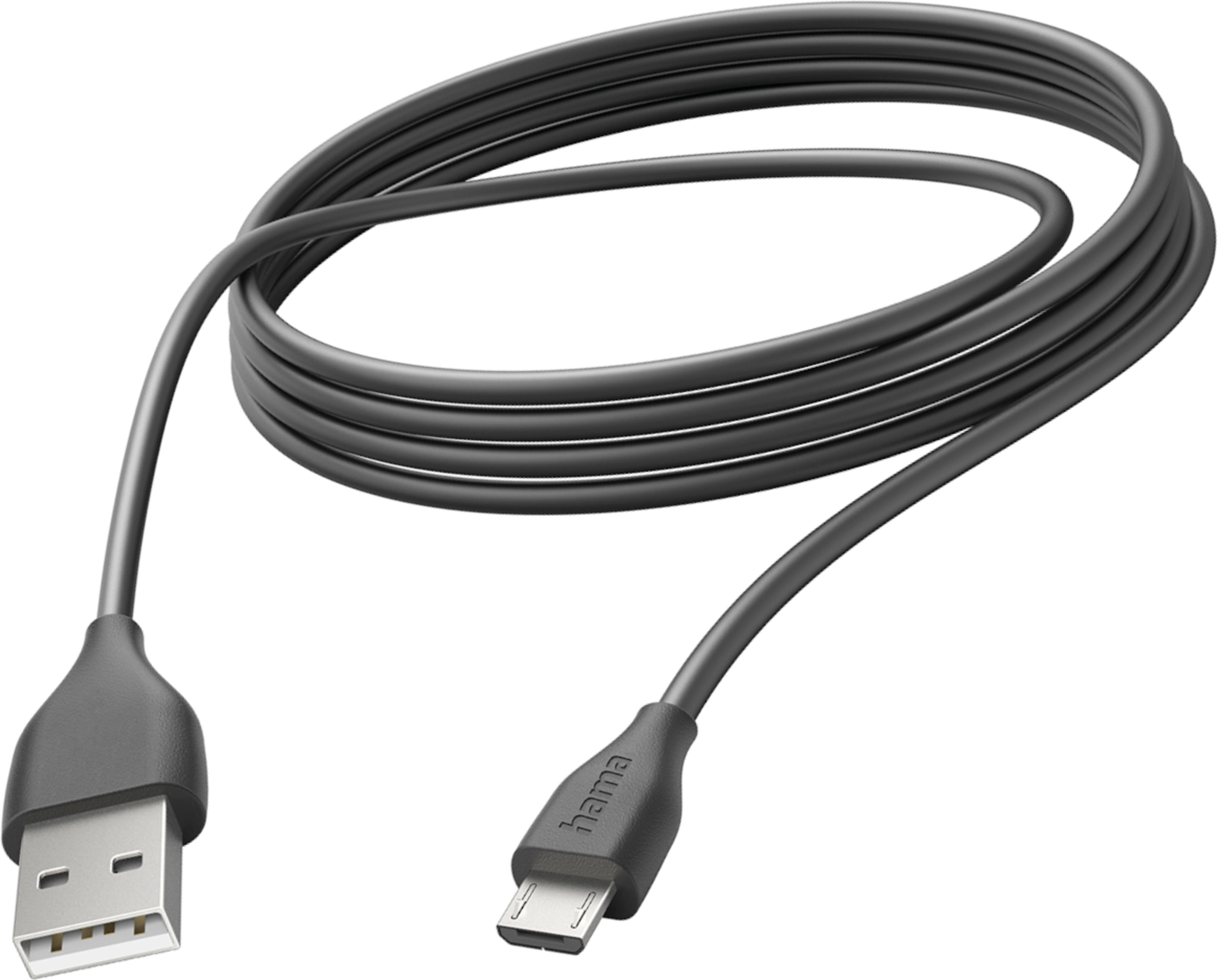 Hama USB Typ A - Micro-B Kabel 3 m