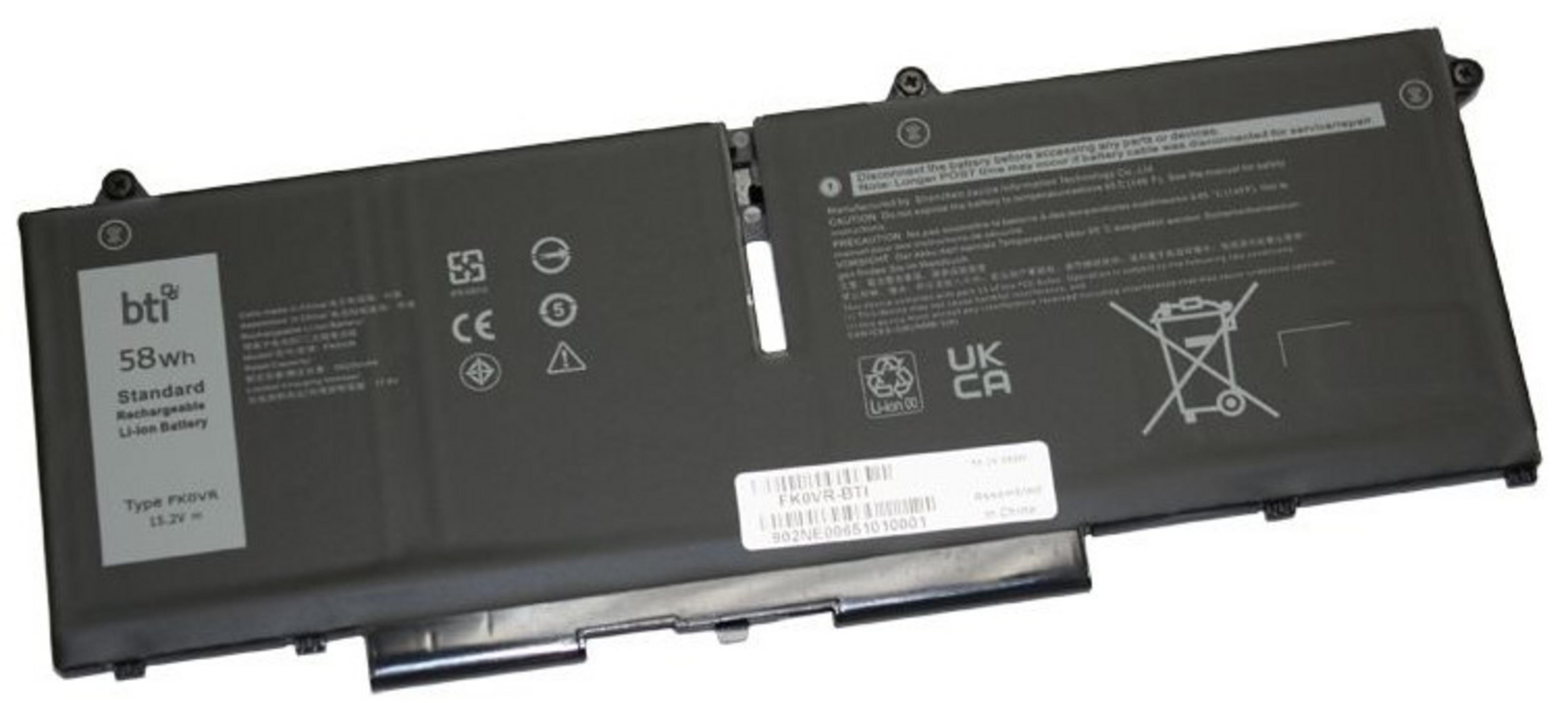 BTI 4 Zellen Dell 3.820 mAh Akku