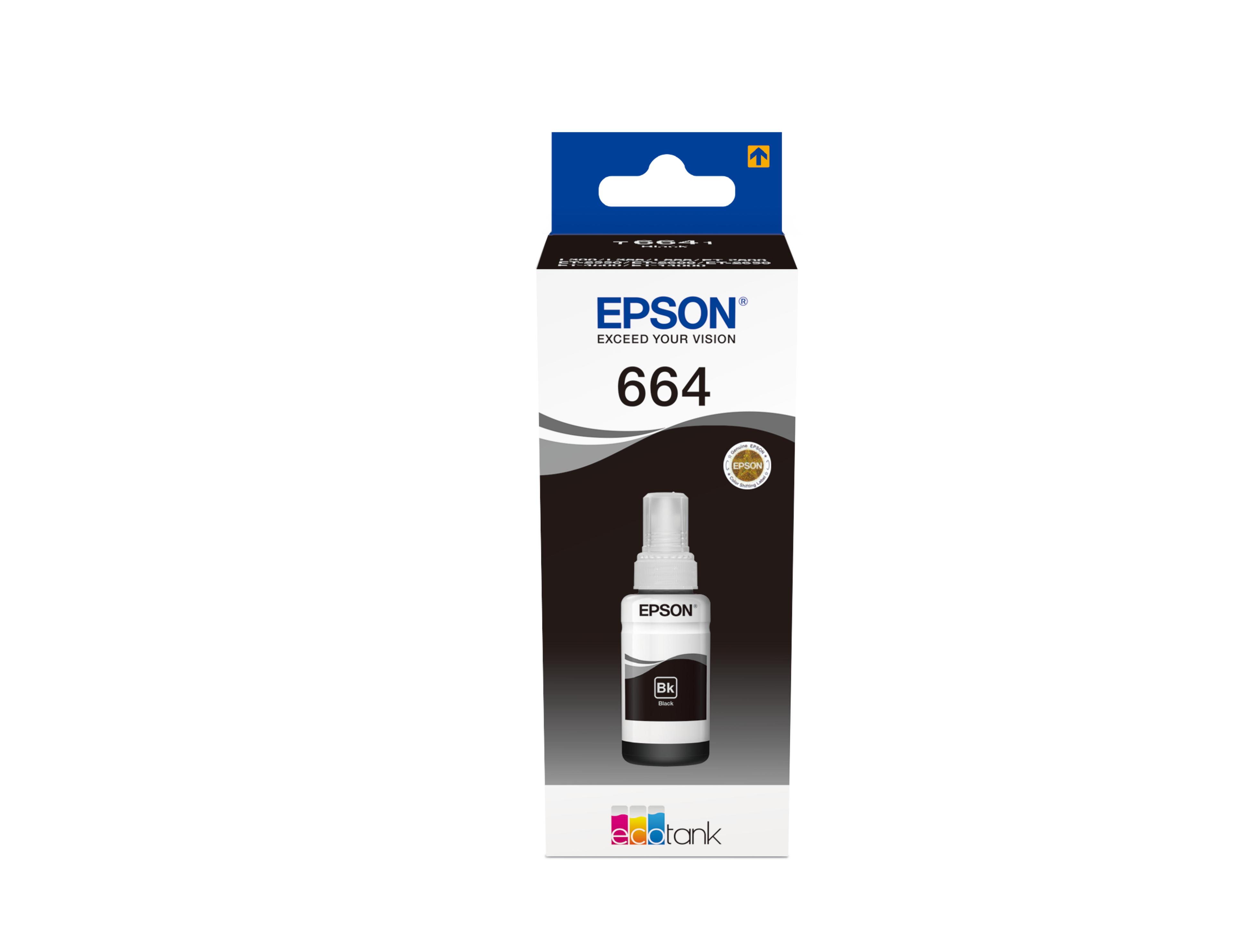 Tinta Epson T6641 negro