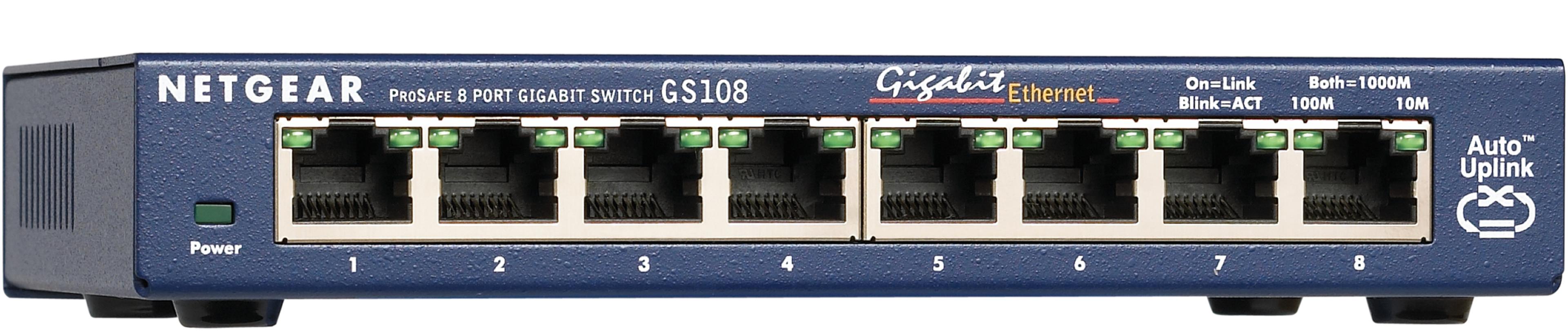 NETGEAR Przełącznik ProSAFE GS108