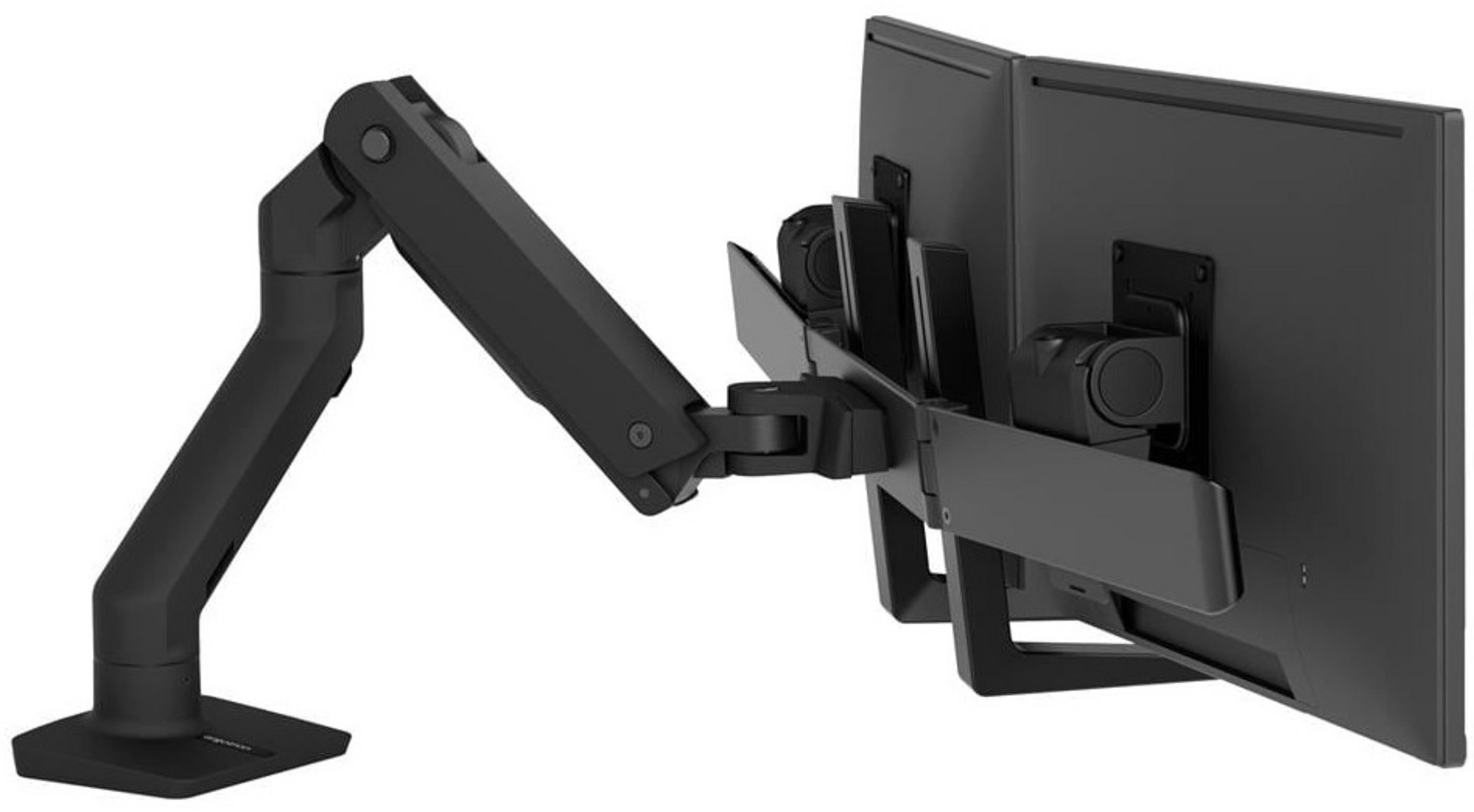 Ergotron HX Dual Desk Monitor Arm Black
