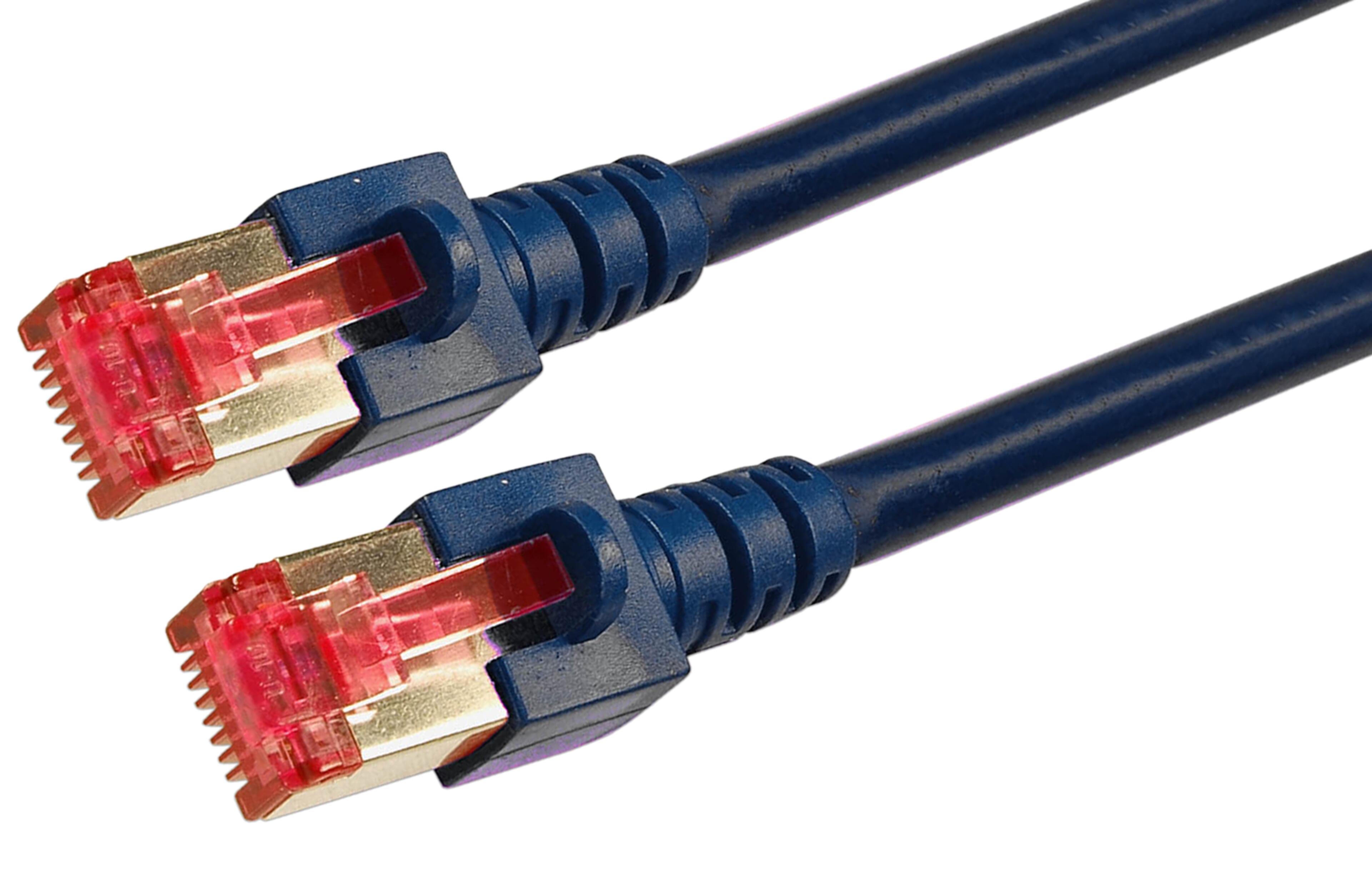 Patchkabel RJ45 S/FTP Cat6 10 m schwarz