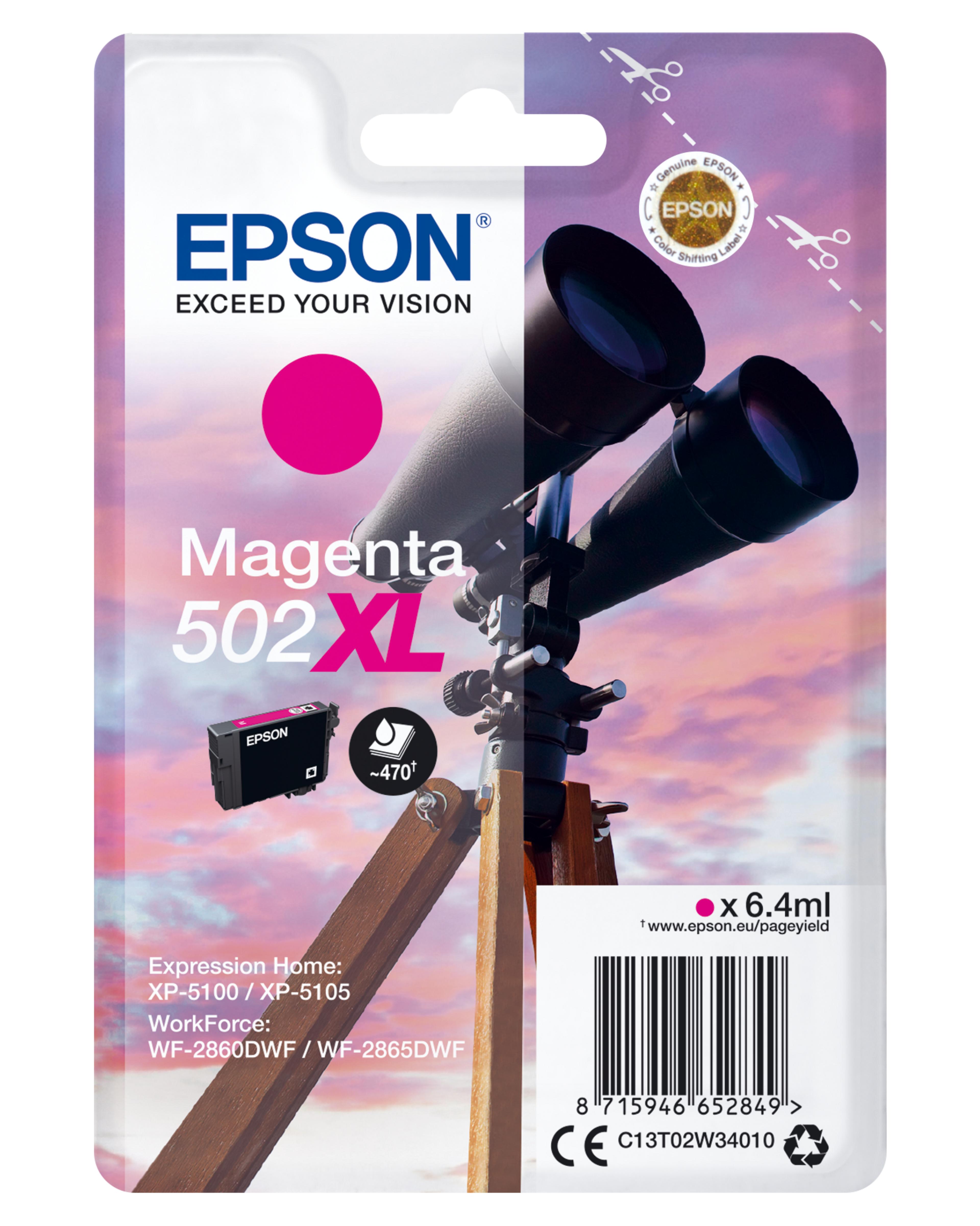 Epson 502 XL Ink Magenta