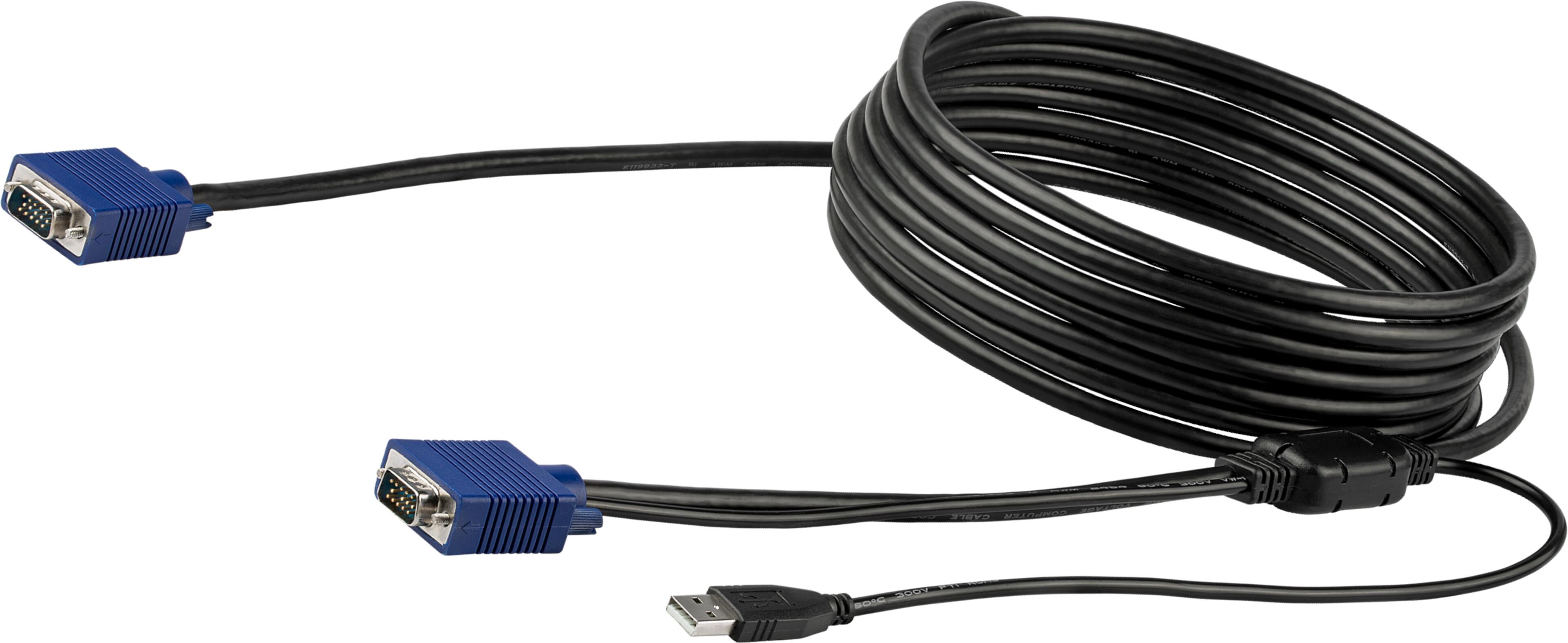 StarTech KVM Cable VGA+USB 4.6m