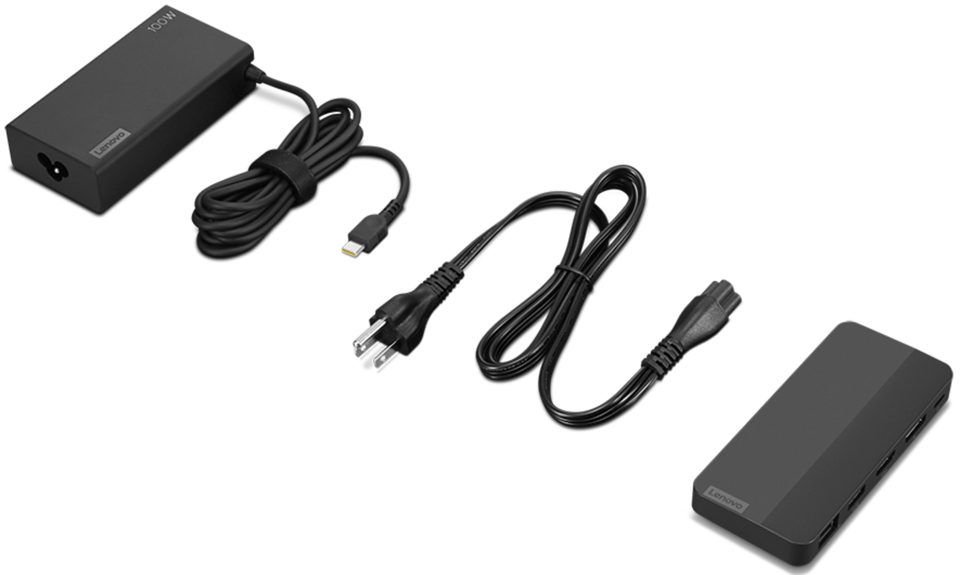 Lenovo USB-C-Reisedock für zwei Displays