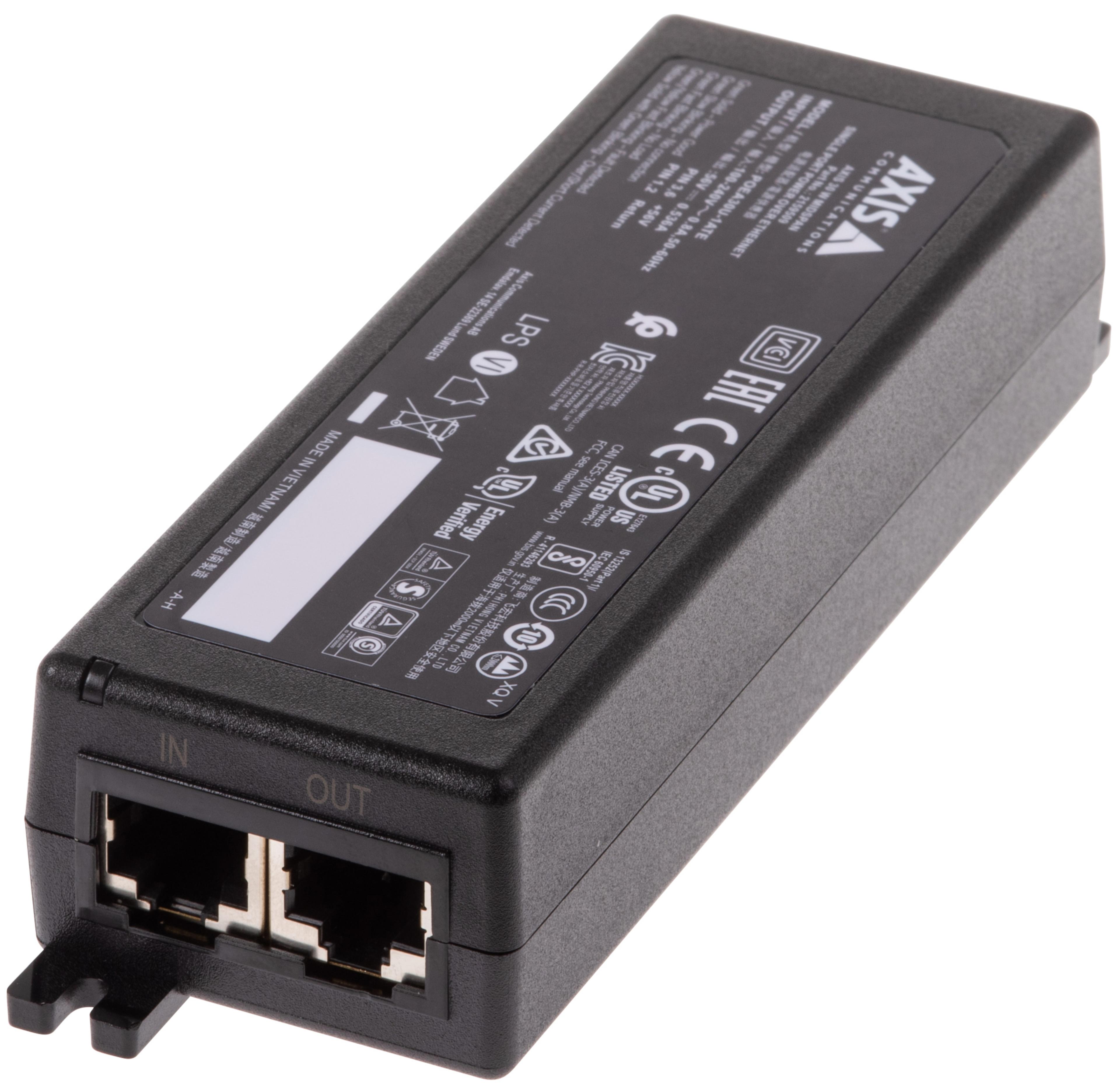 AXIS 30W 1-port PoE Midspan