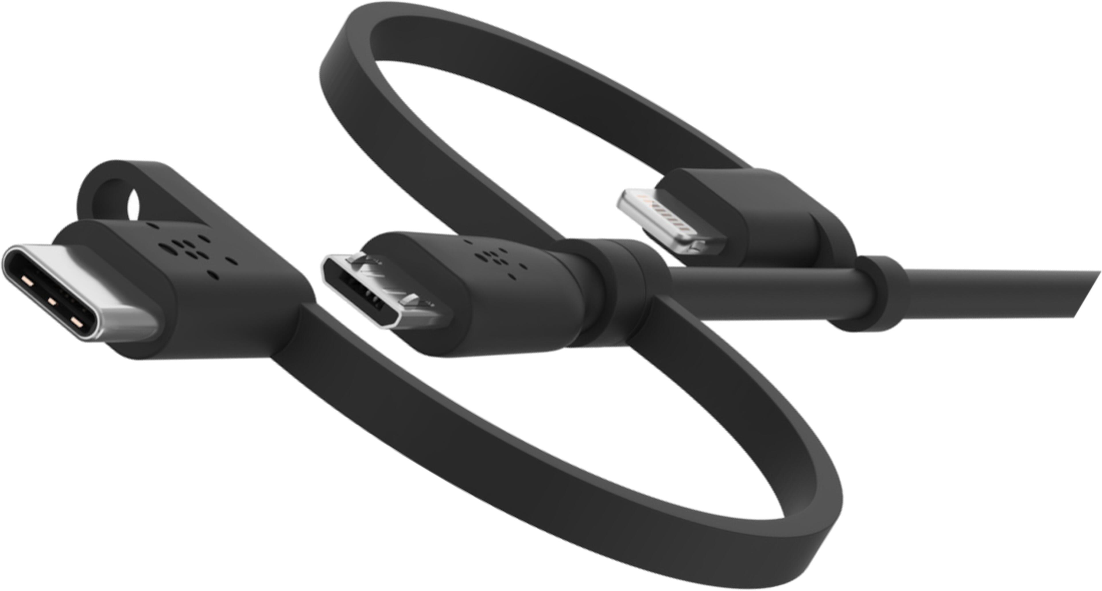 Belkin USB-A-Lightn/Micro-B/C Cable 1m