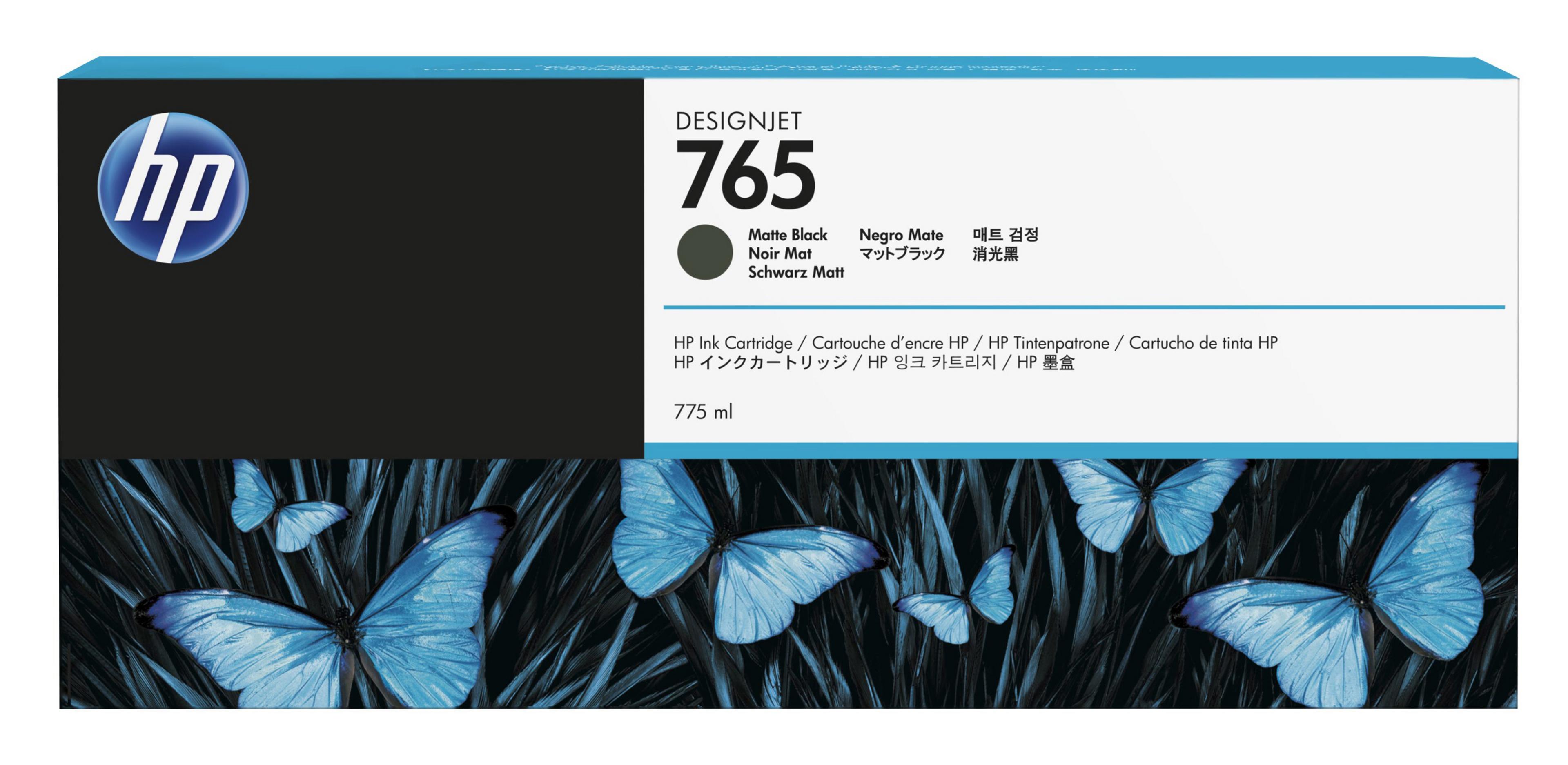 HP 765 Ink 775ml Matte Black