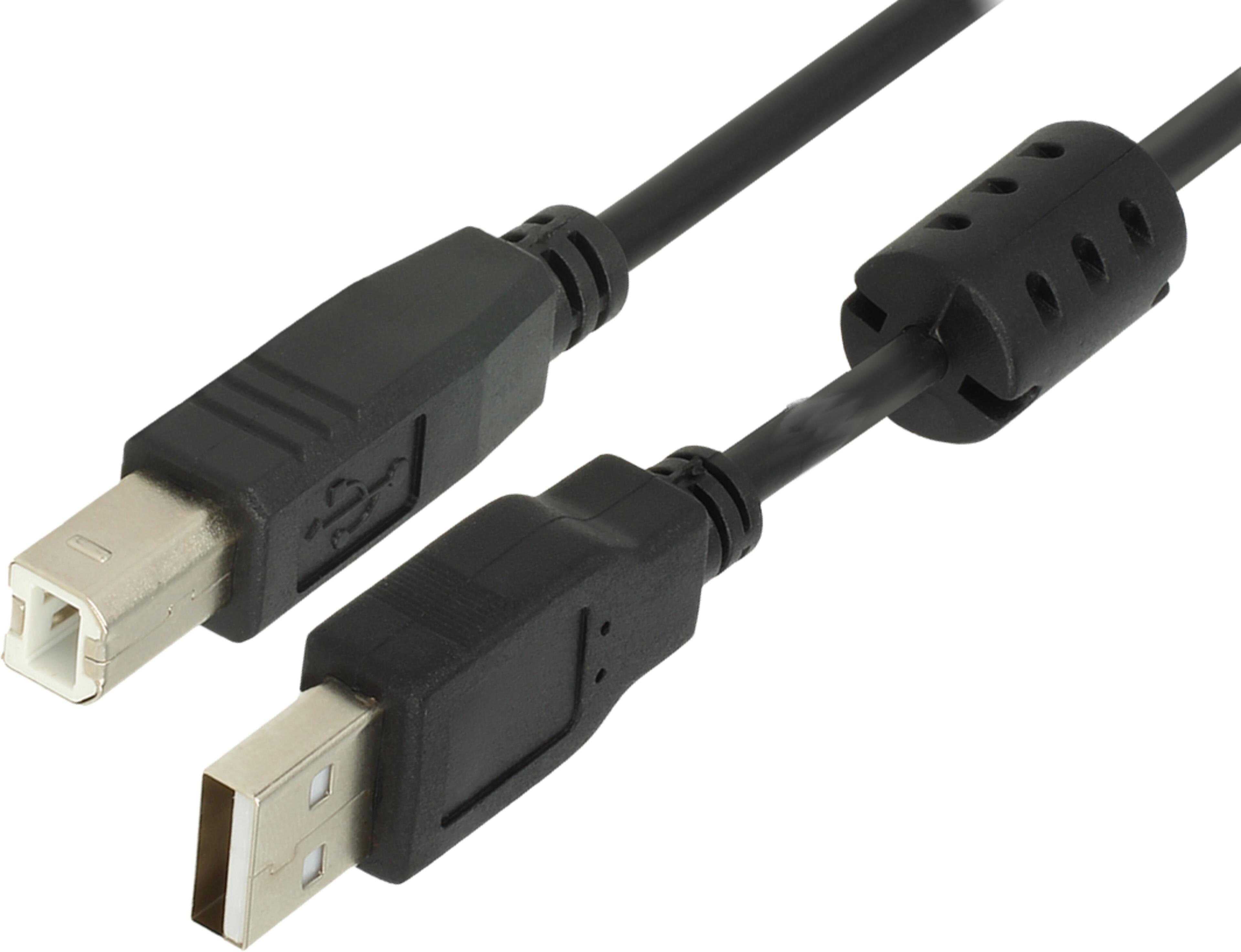 Delock USB Typ A - B Kabel 0,5 m