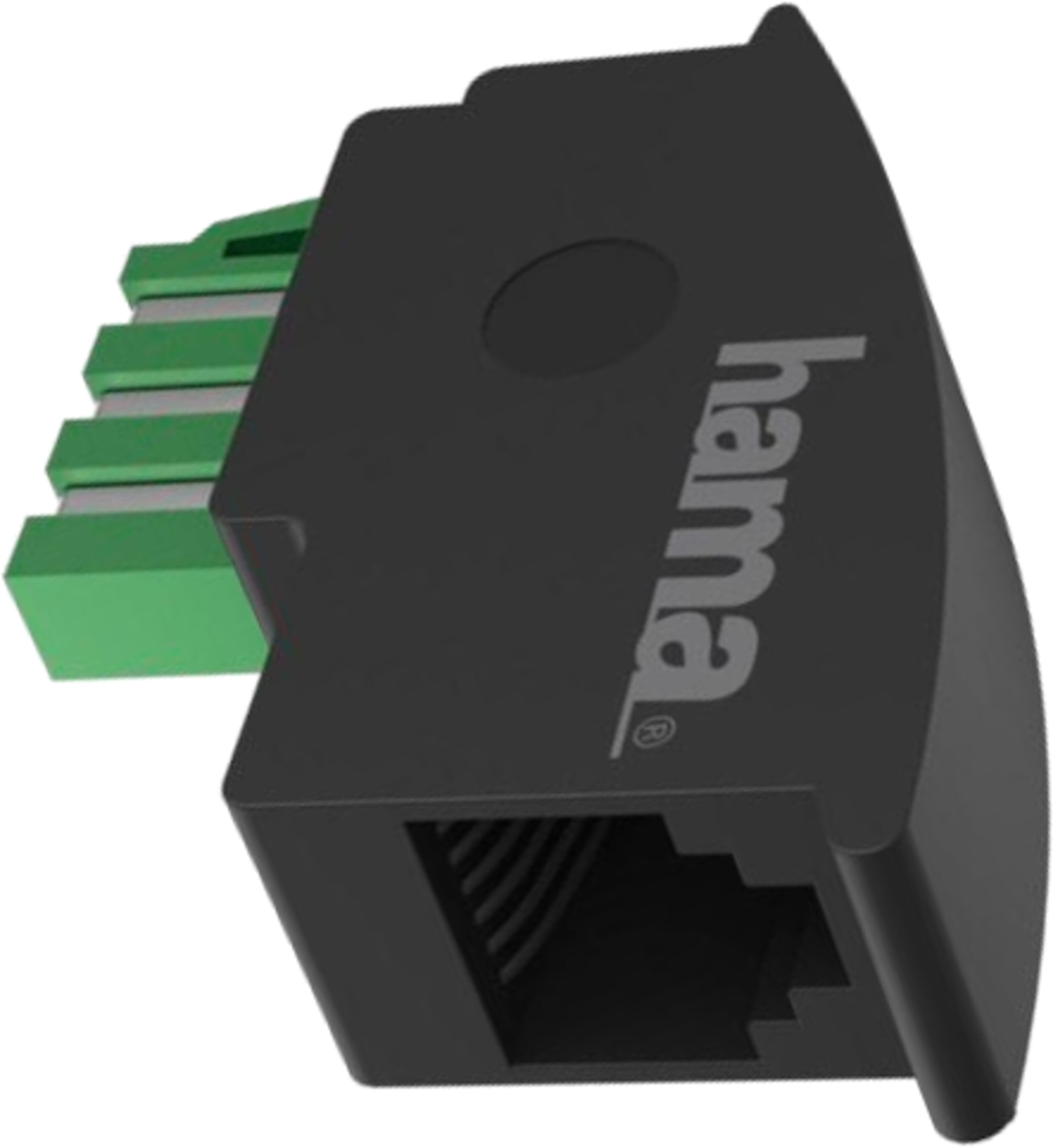 Adapter TAE/N+F Stecker - RJ12 Buchse