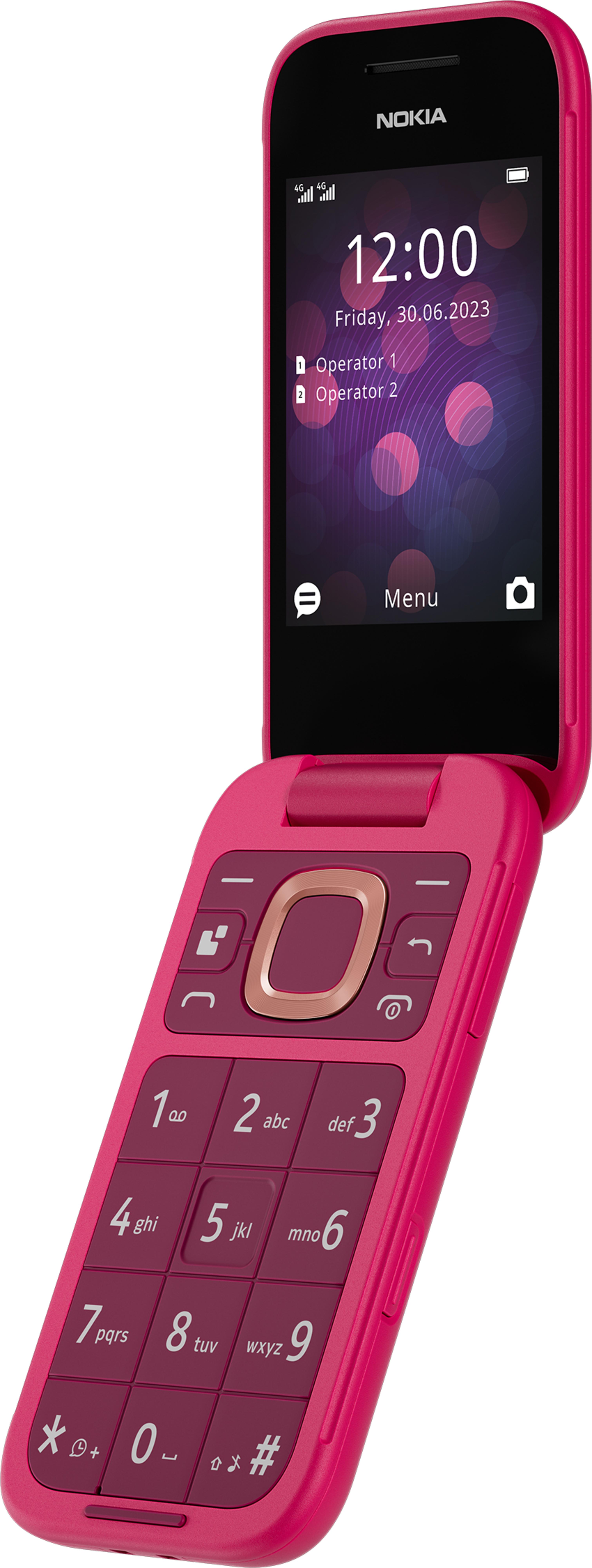 Nokia 2660 Flip Phone Pink