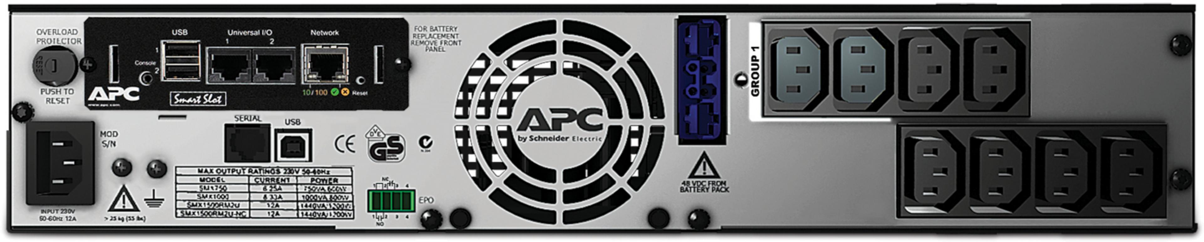 APC Smart-UPS SMX 750VA LCD NMC 230V