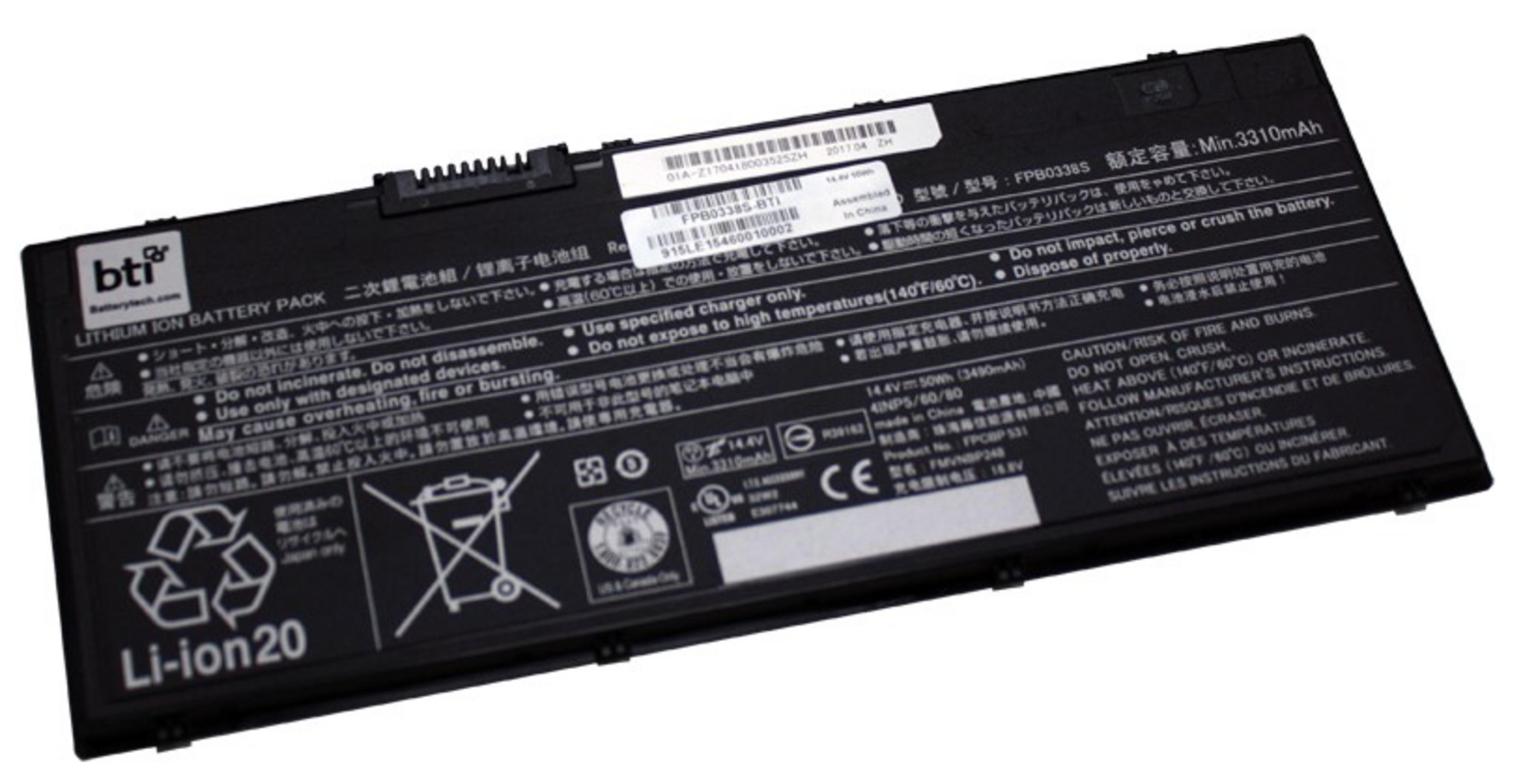 Akumulátor BTI 4čl. Fujitsu 3.470 mAh