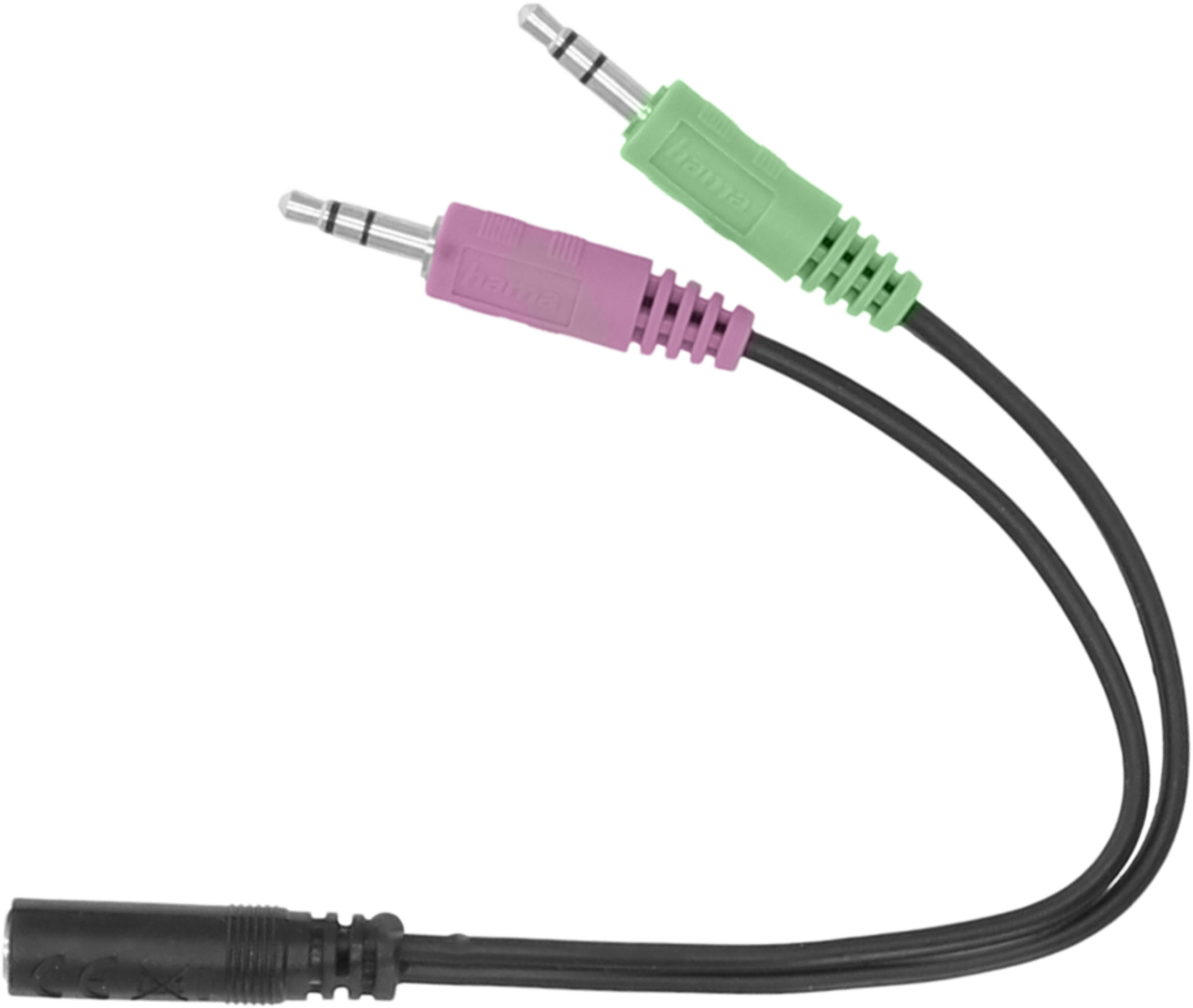 Audio Adapter 3.5mm Jack/f-2xJack/m TRRS