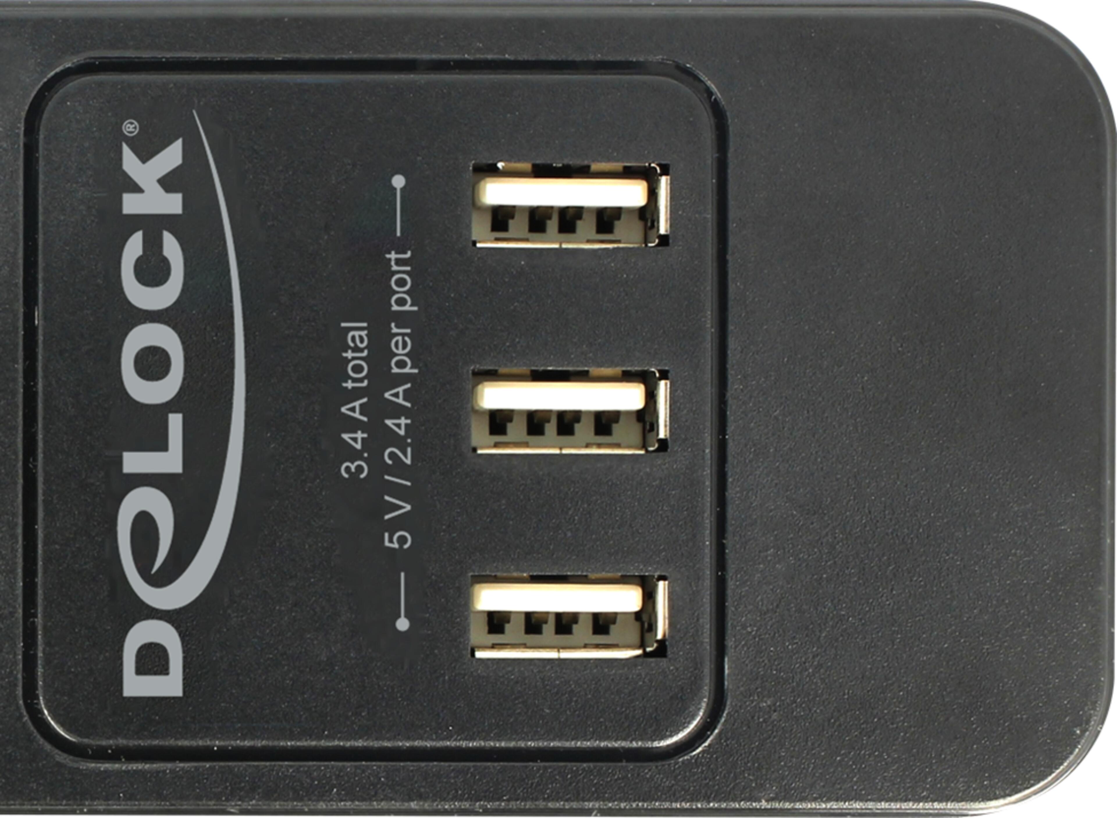 Power Strip 4x Surge Protect +3xUSB 1.5m