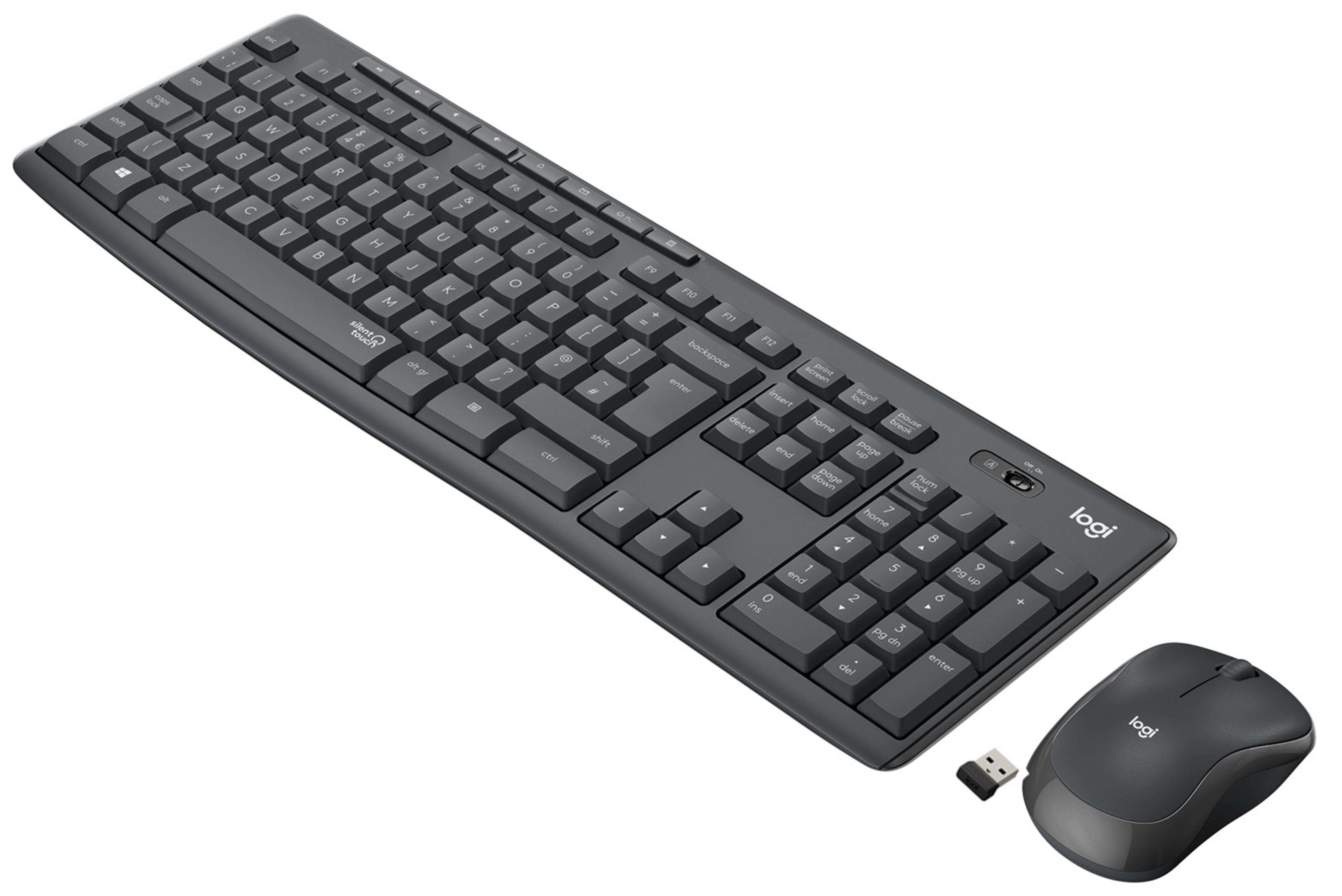 Logitech MK295 Silent Keyboard Mouse Set
