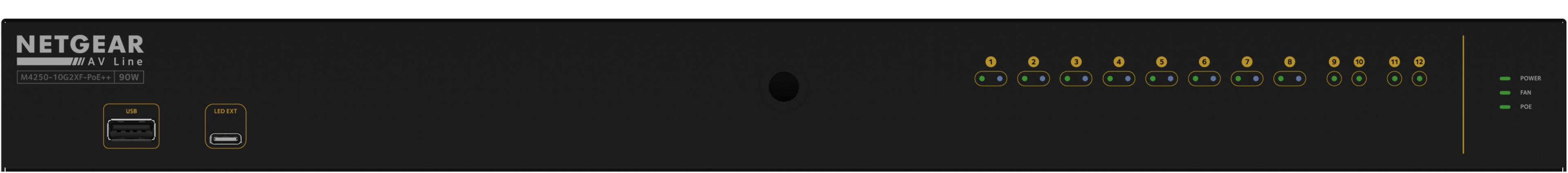 NETGEAR M4250-10G2XF-PoE++AV Line Switch