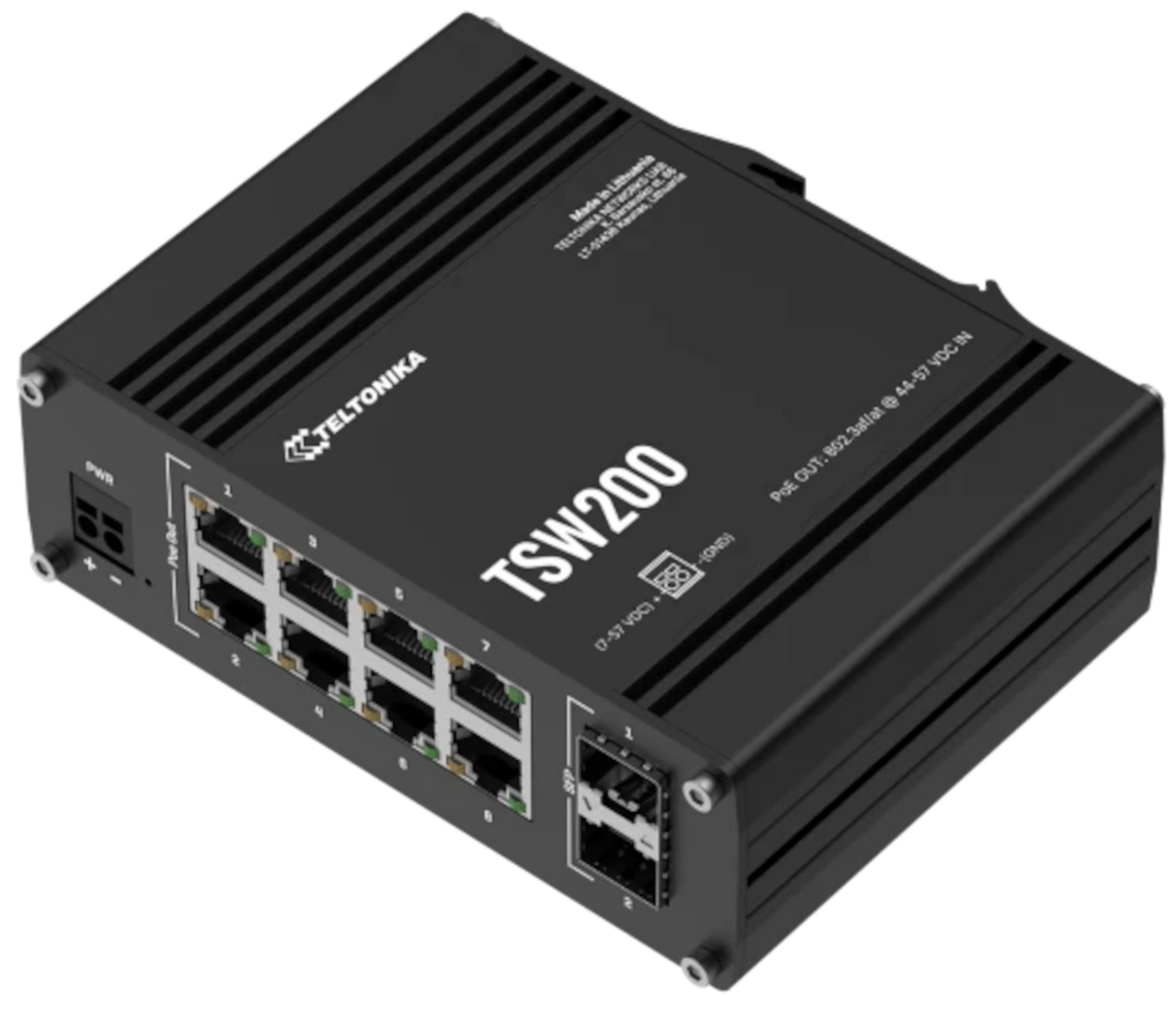 Teltonika TSW200 Unmanaged PoE+ Switch