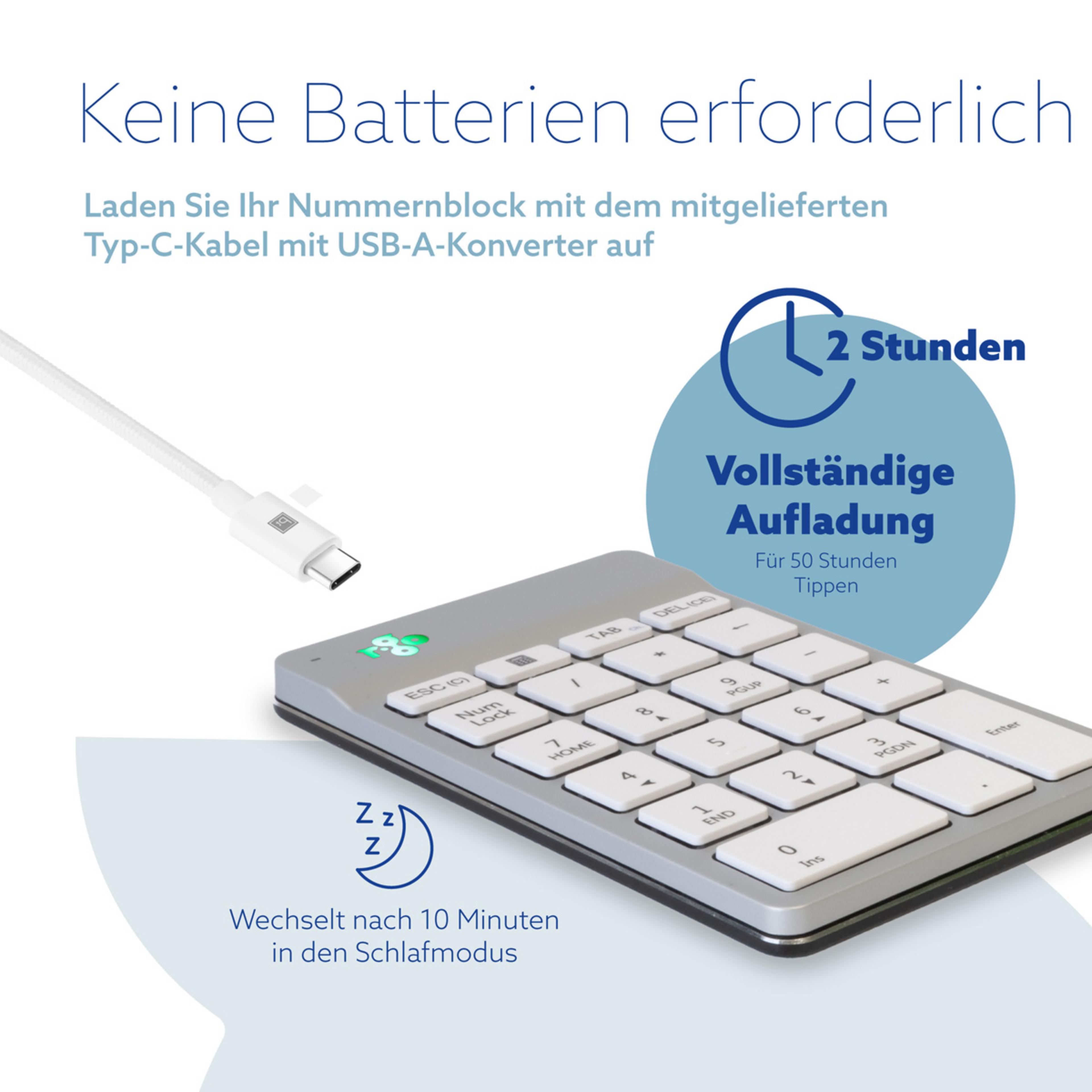 Clavier ergonomique R-Go pavé numérique