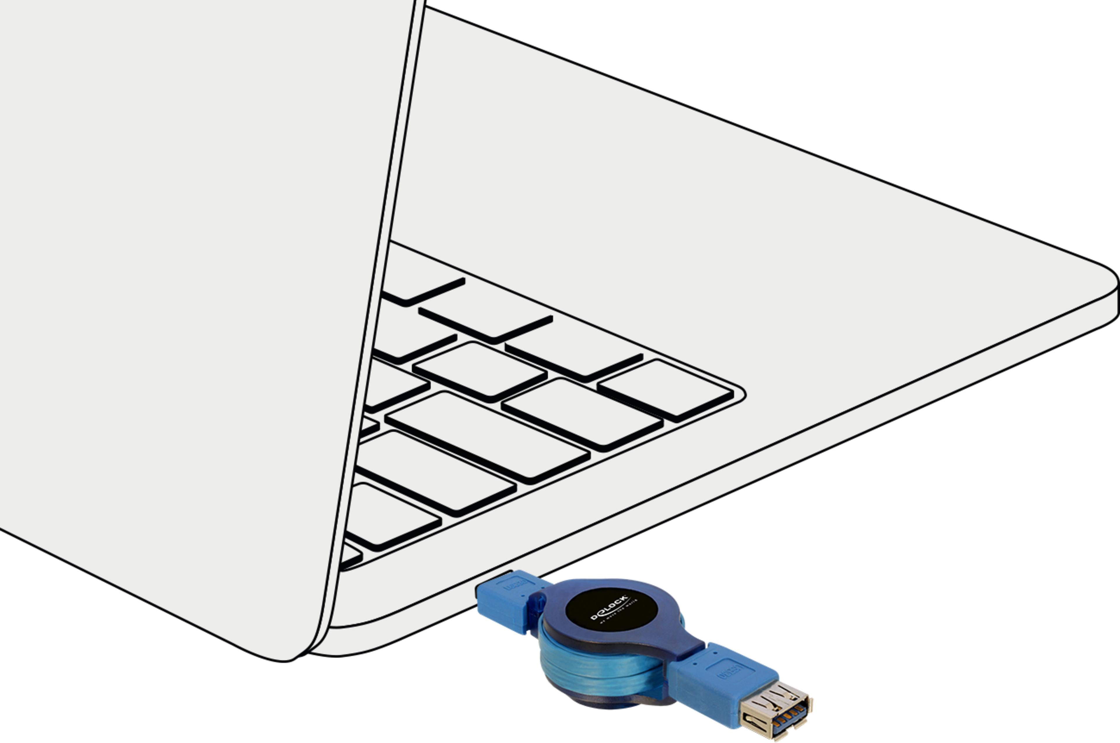 Delock USB-A Extension 1m
