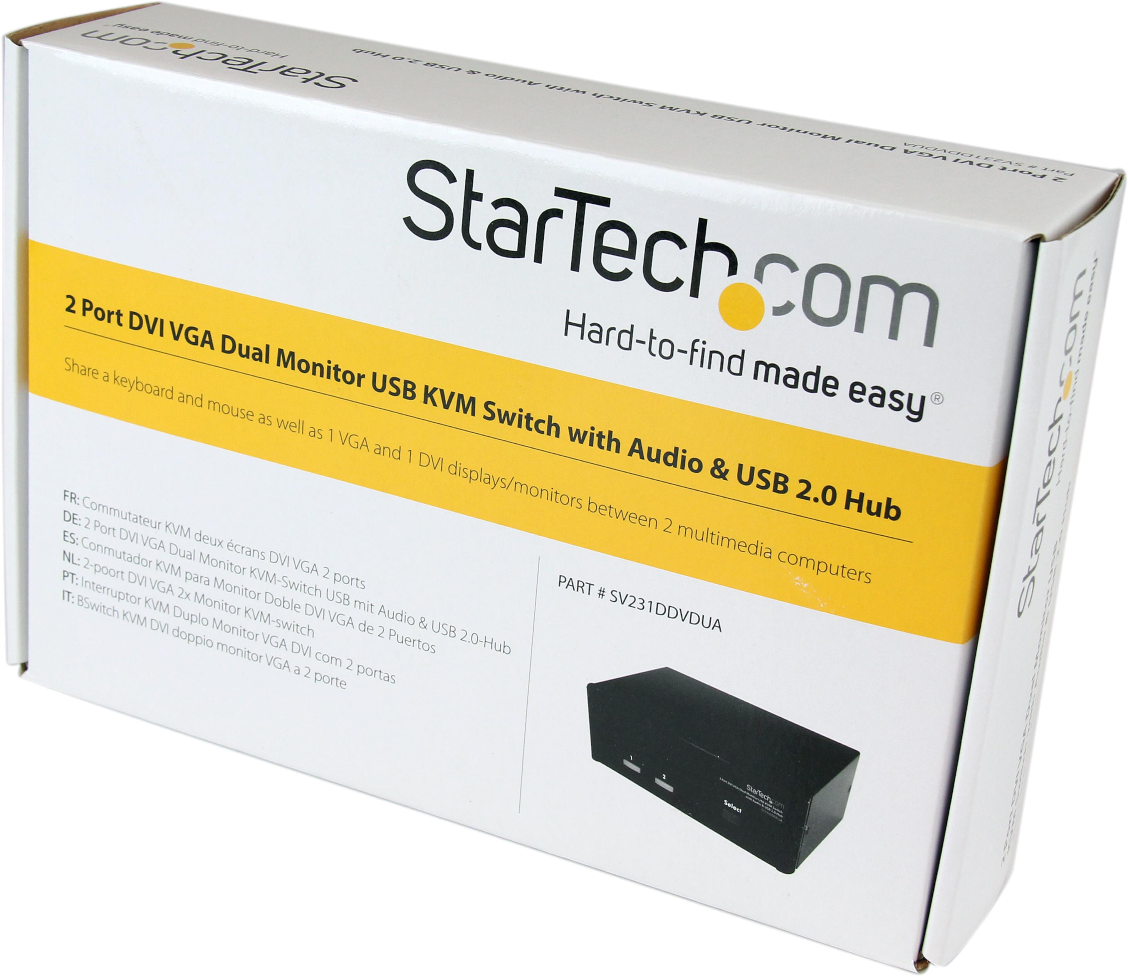 StarTech KVM-Switch DVI/VGA DualHead 2P
