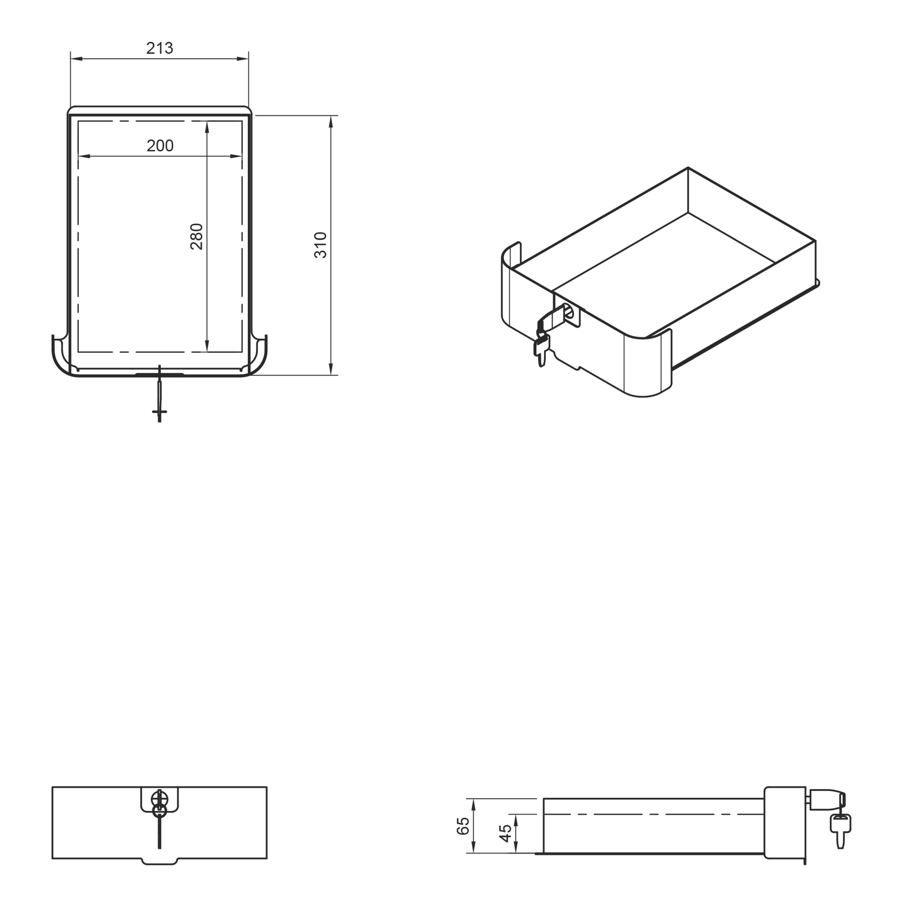 Dataflex Bento Aufbewahrungsschublade