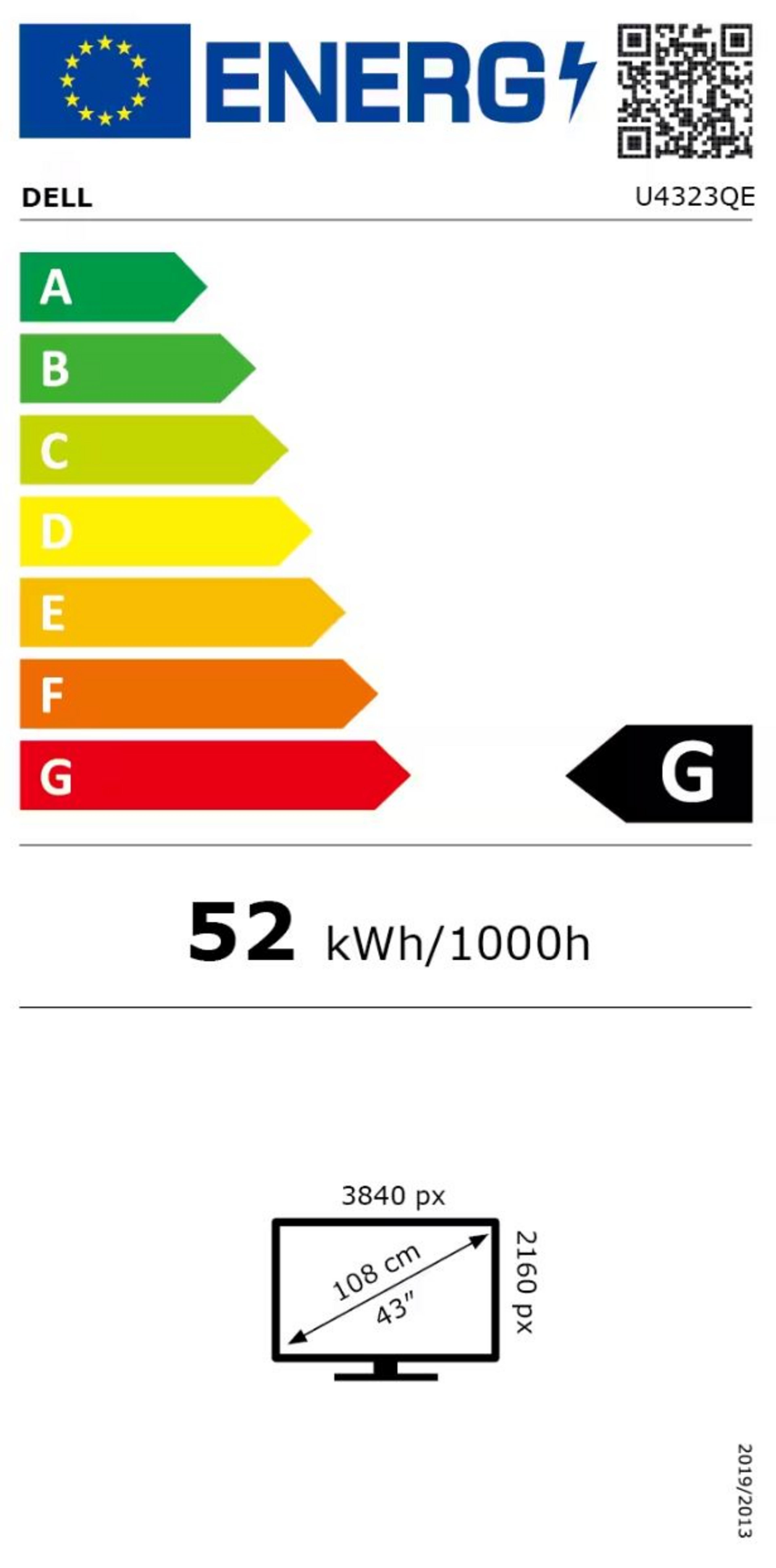 Écran 4K Dell UltraSharp 43 U4323QE