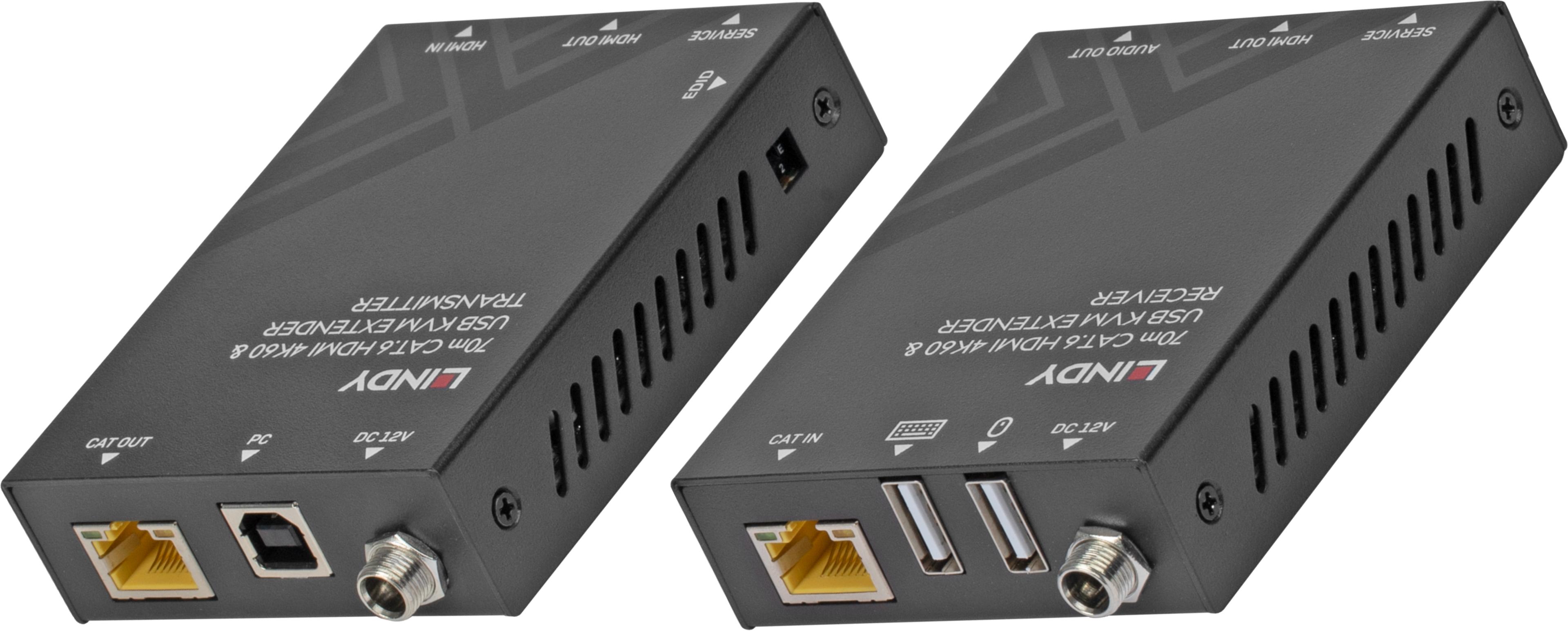 Extension KVM LINDY HDMI Cat6 70 m