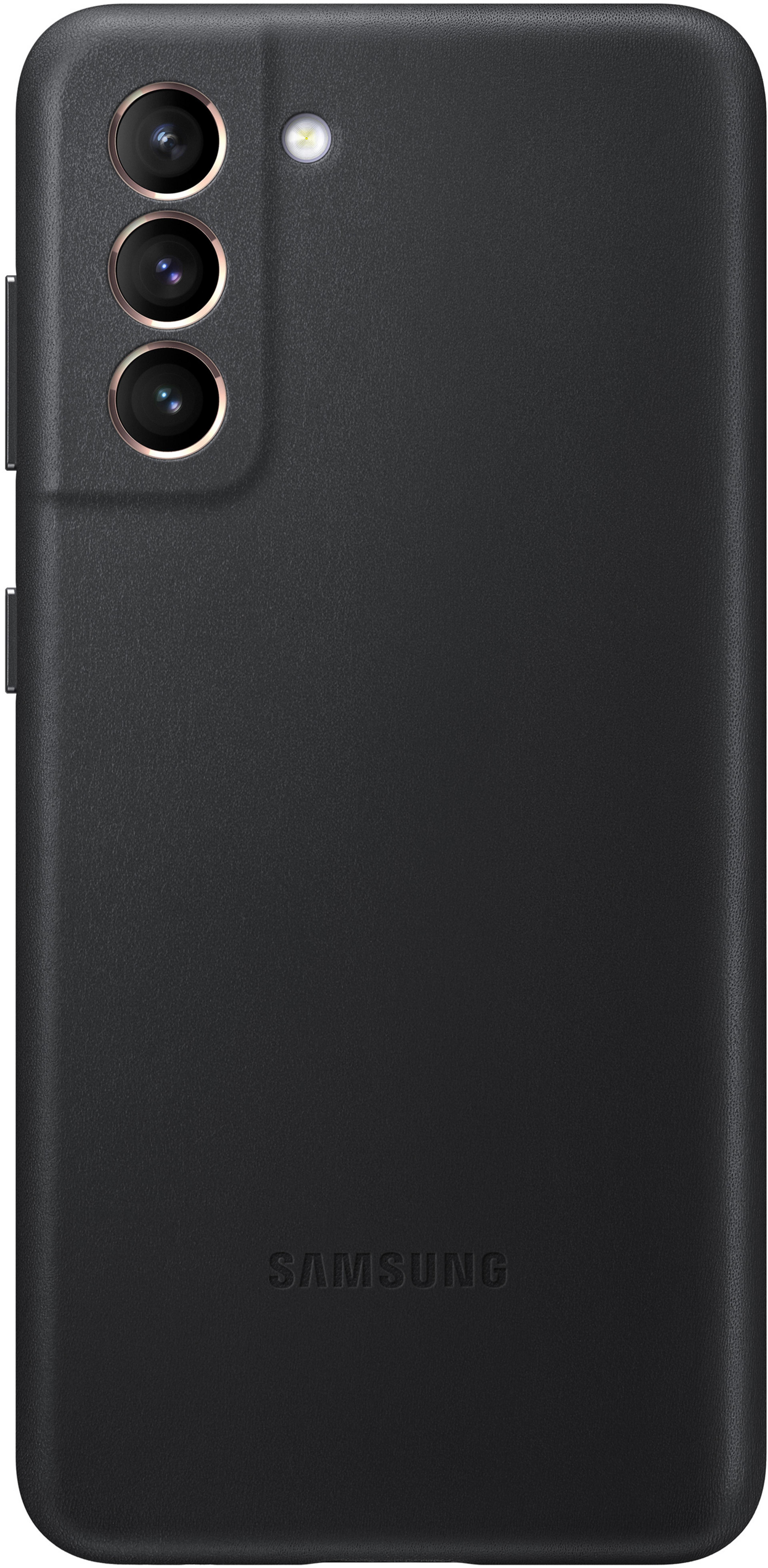 Samsung S21 5G Leather Cover Black