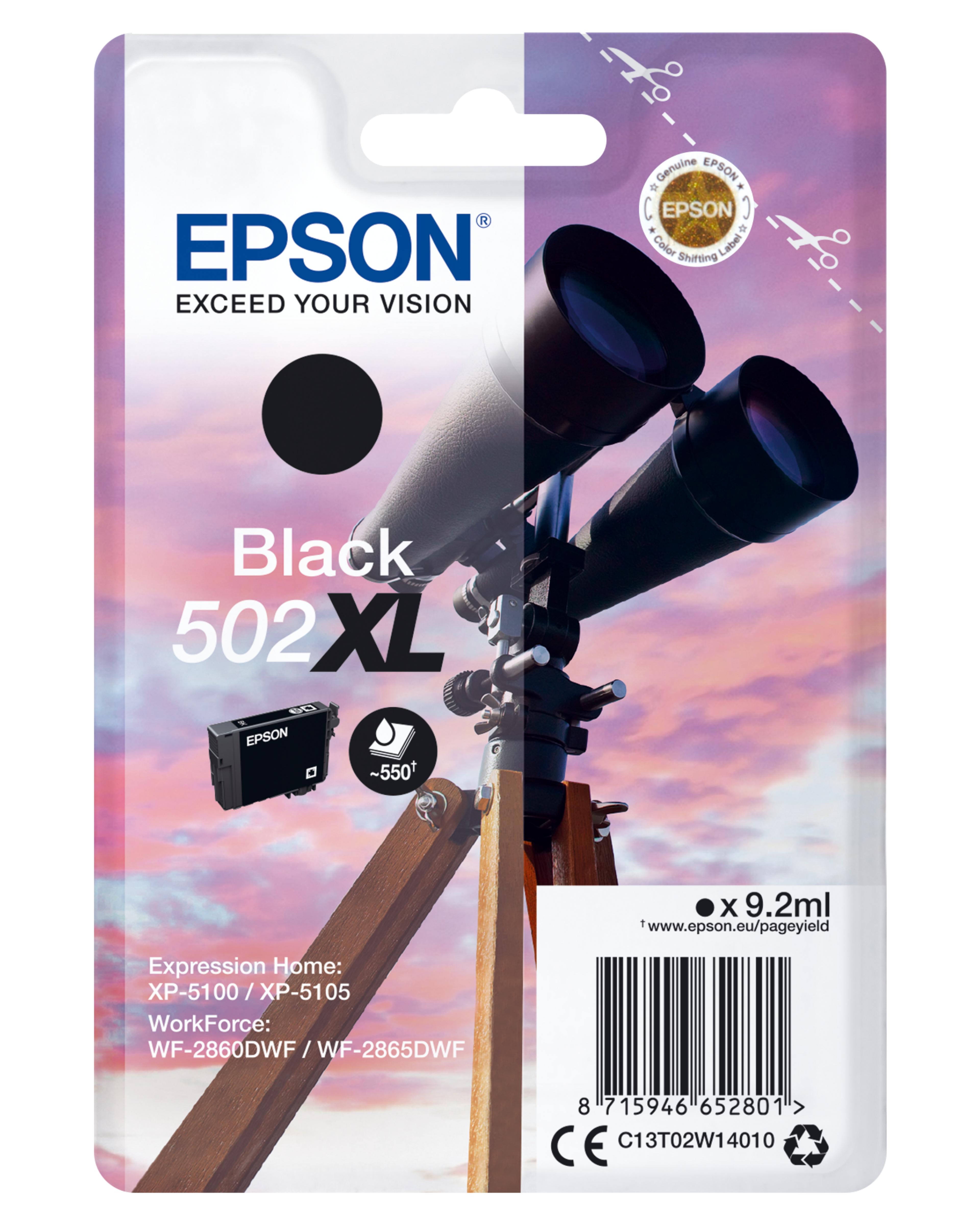 Epson 502 XL Ink Black